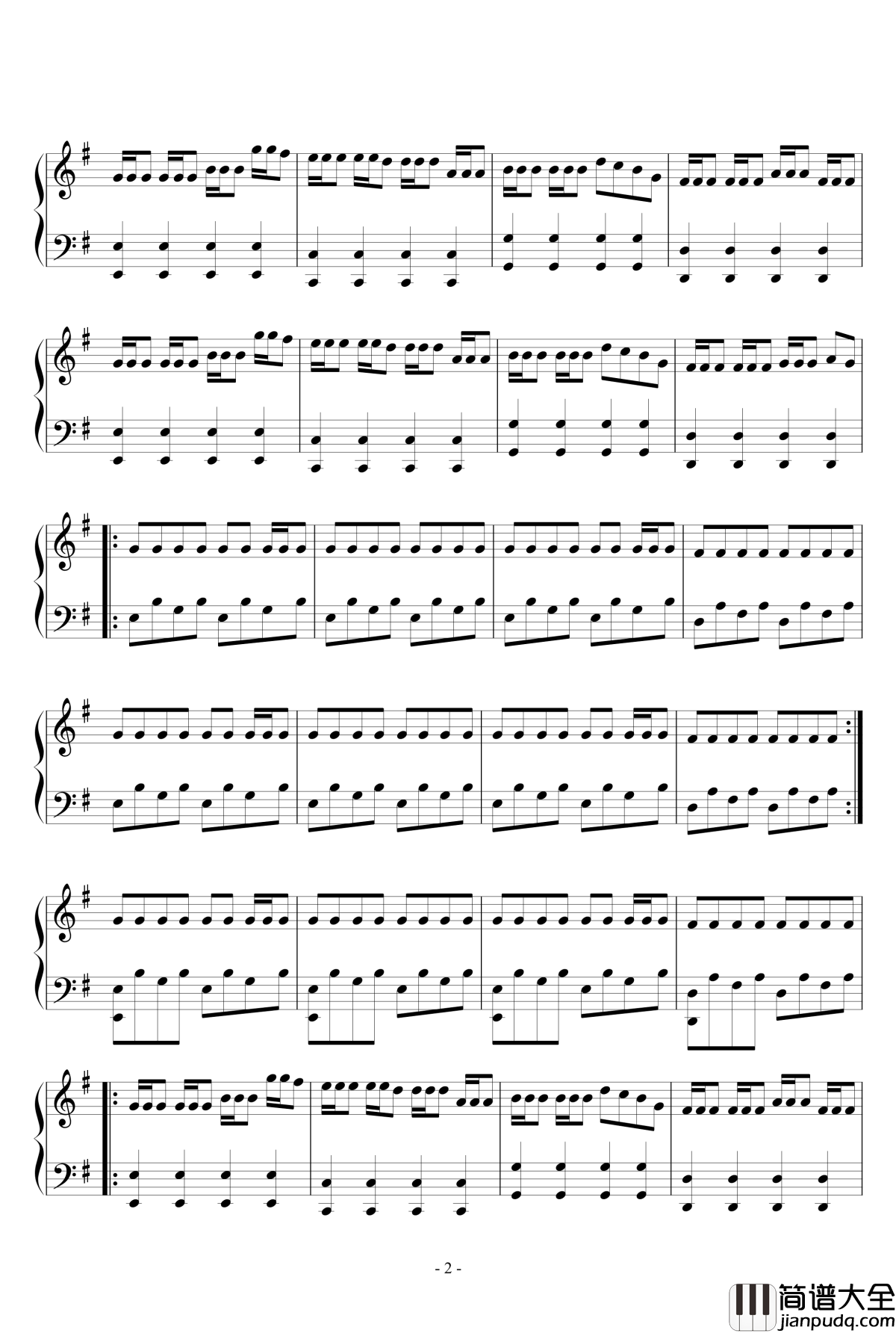 Faded_Alan_walker钢琴谱_艾伦·沃克