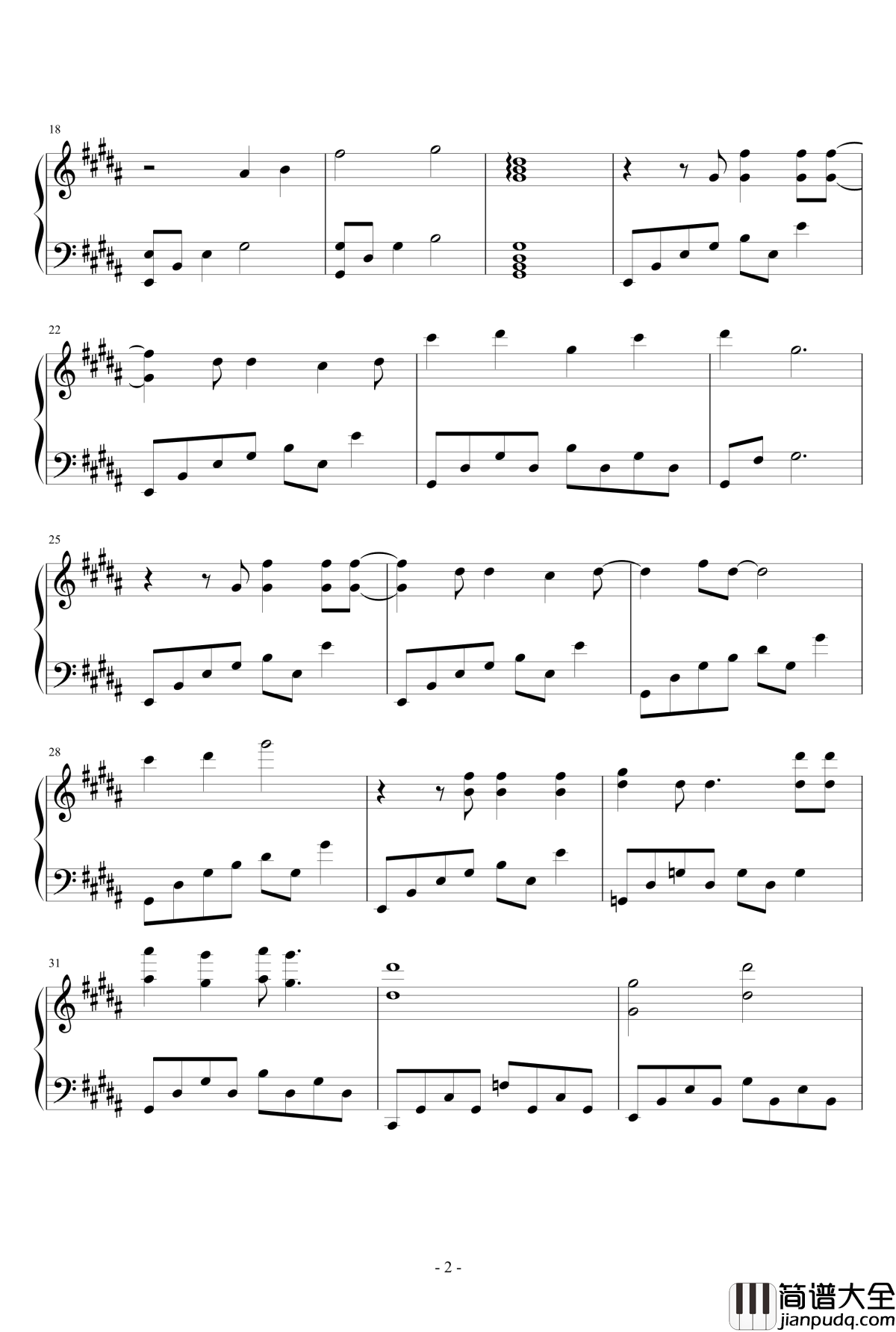 glassy_sky钢琴谱_东京喰种