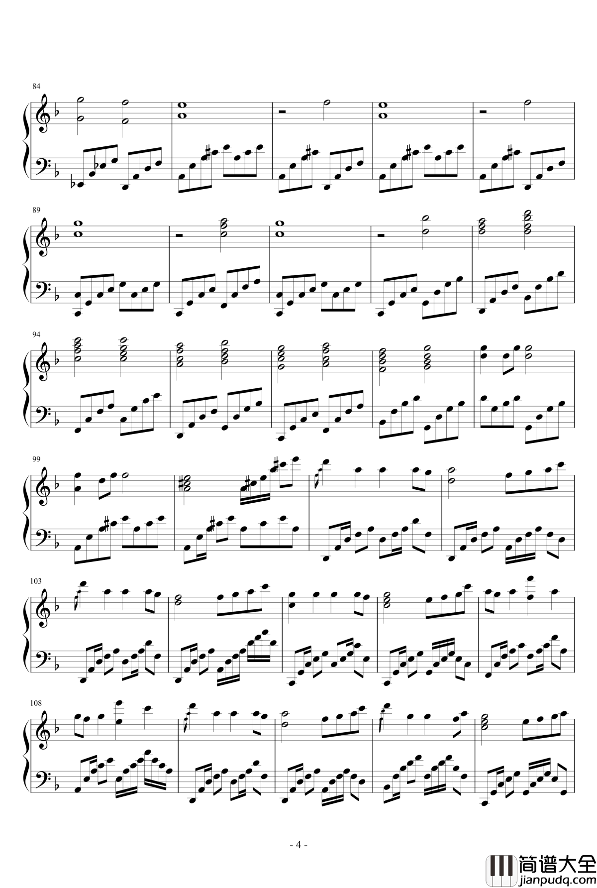 Star_Sky钢琴谱_钢琴版_two_steps_from_hell