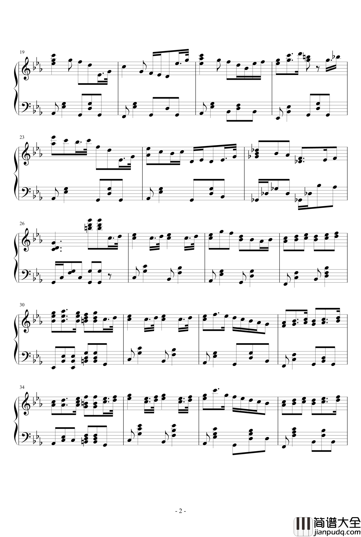 颱風天的海潮钢琴谱_王者之喆