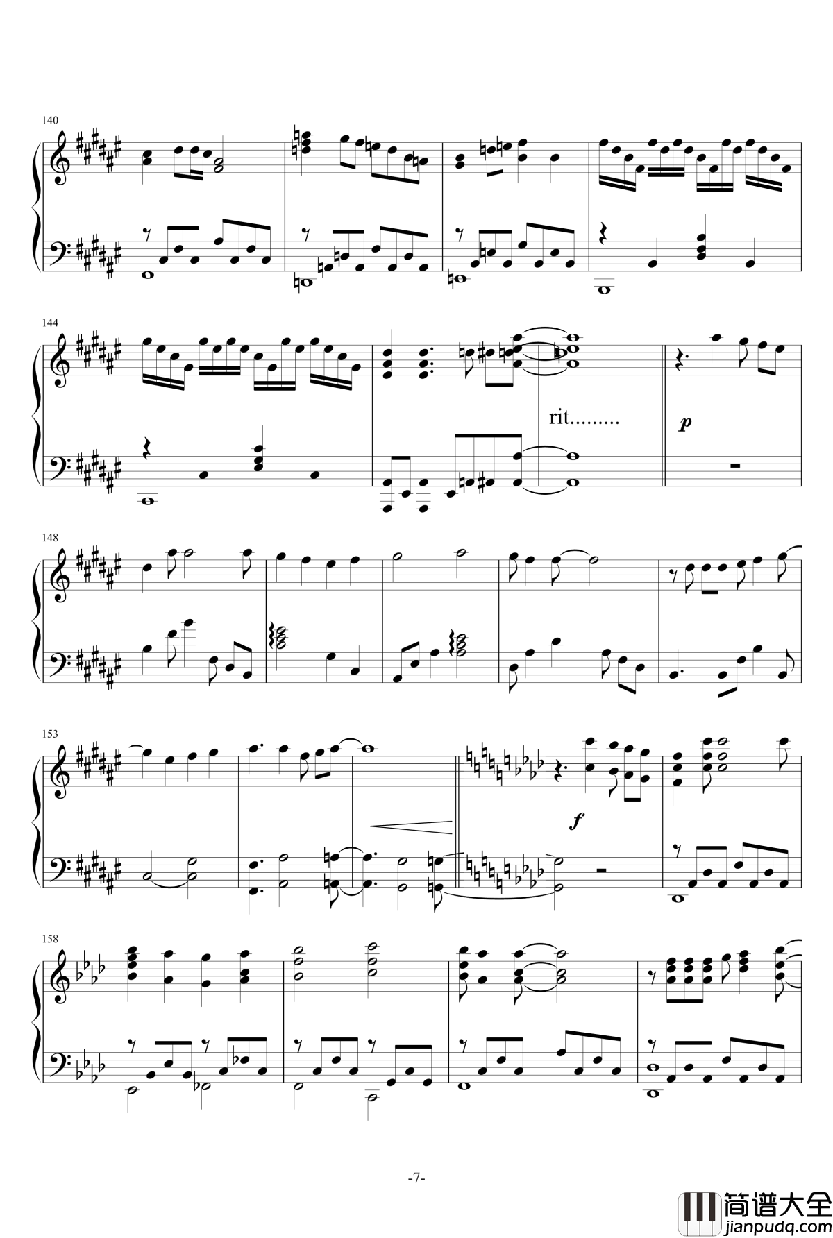 ワガママMIRROR_HEART钢琴谱_政宗君的复仇OP_政宗君的复仇