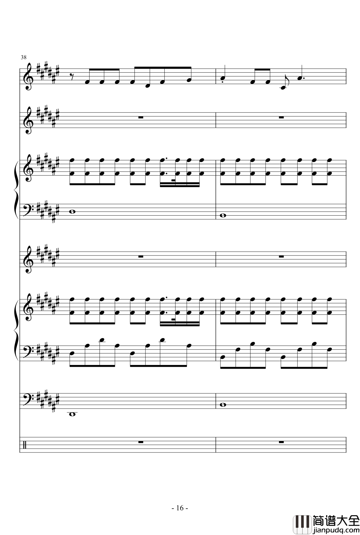 Faded钢琴谱_yiliang