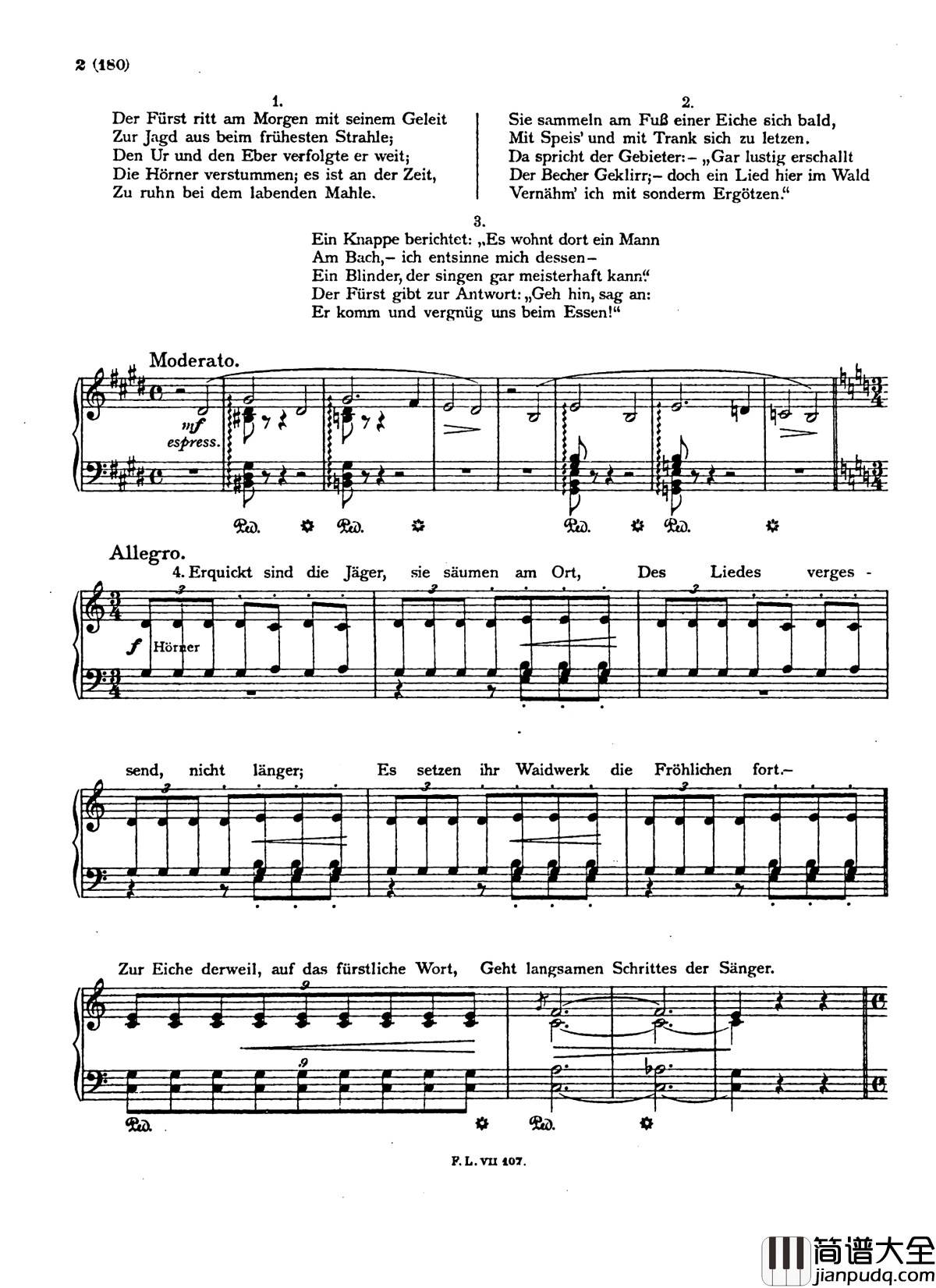 _盲人歌手S.350钢琴谱_配乐诗朗诵_李斯特