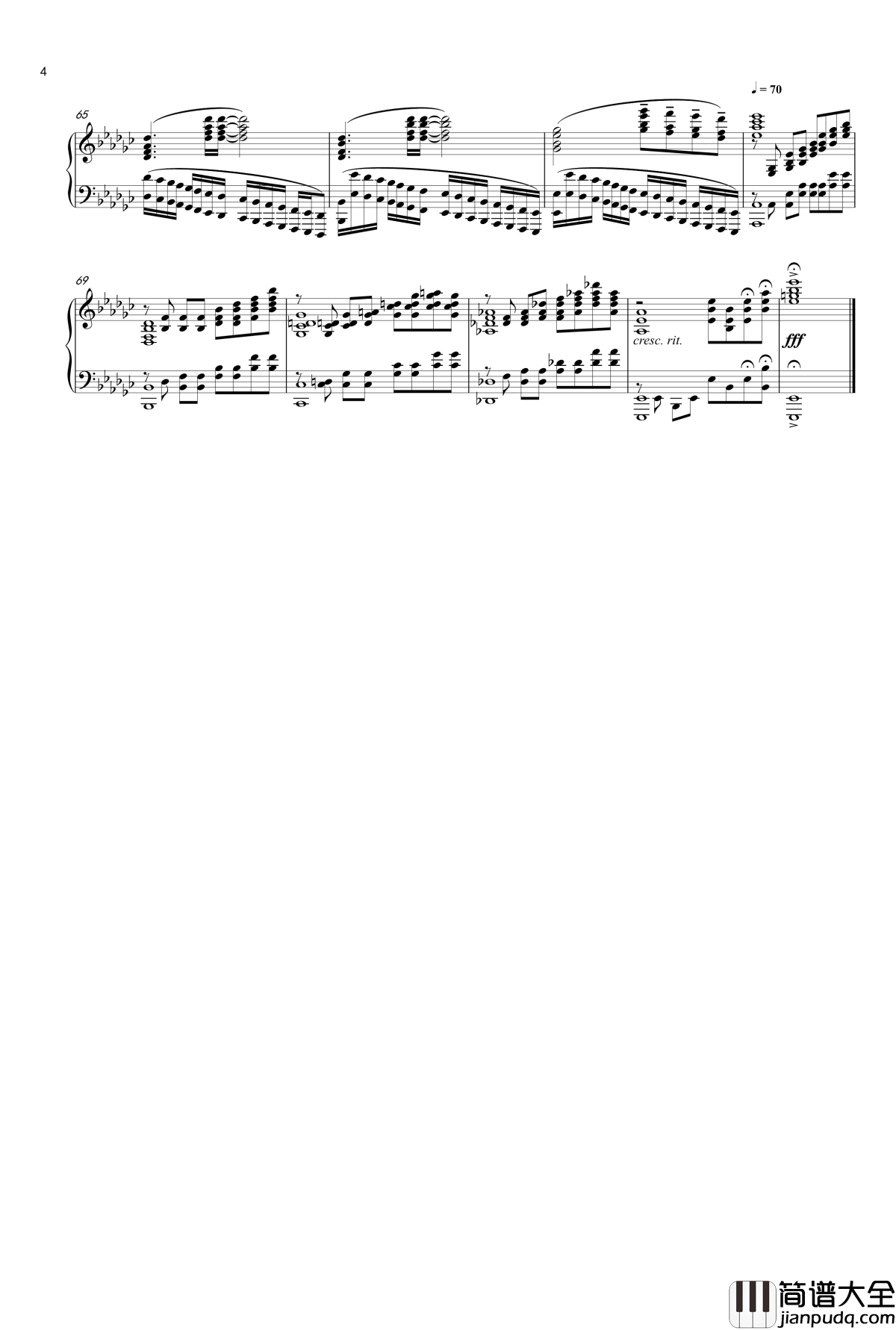 Wings_of_Courage__空を超えて钢琴谱__Piano_Arranged_Ver_PC游戏苍之彼方的四重奏主题曲_