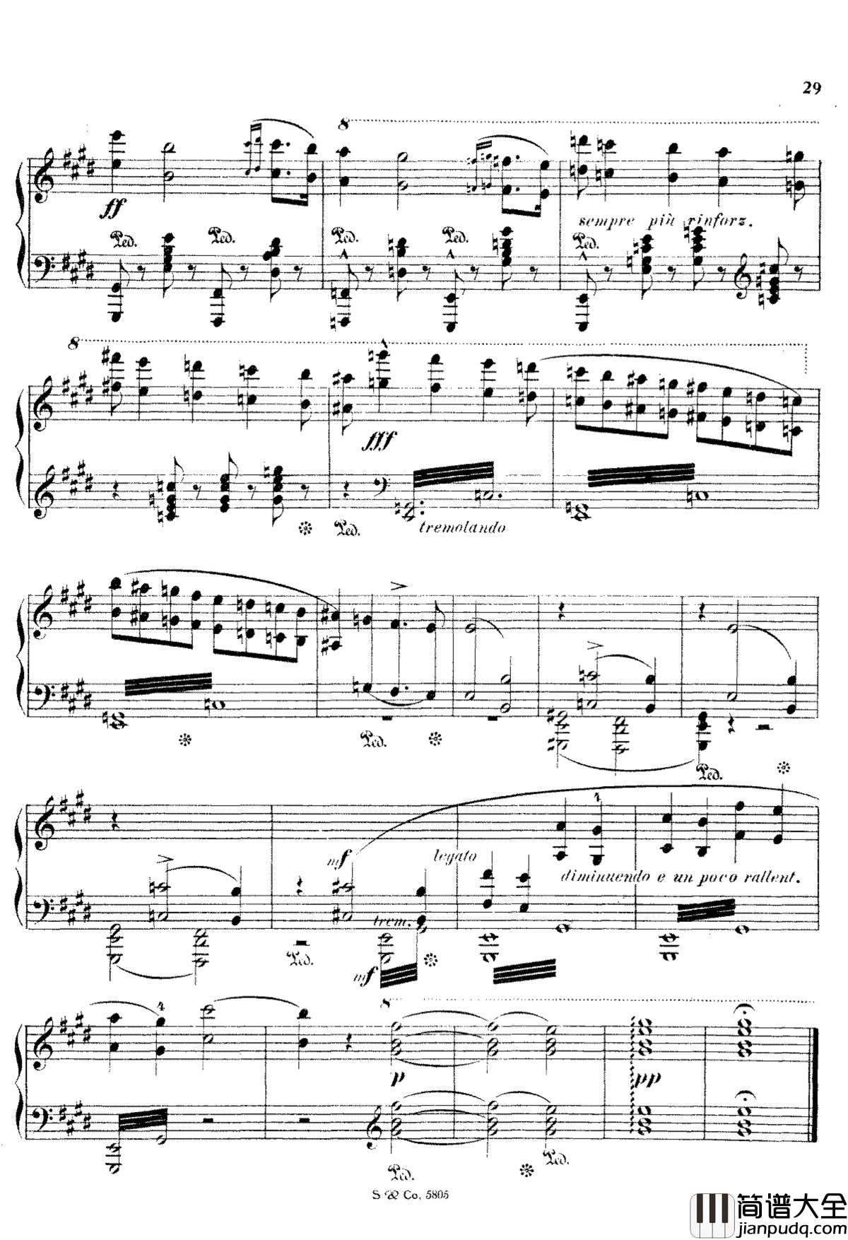 纪念裴多菲S.195钢琴谱_李斯特