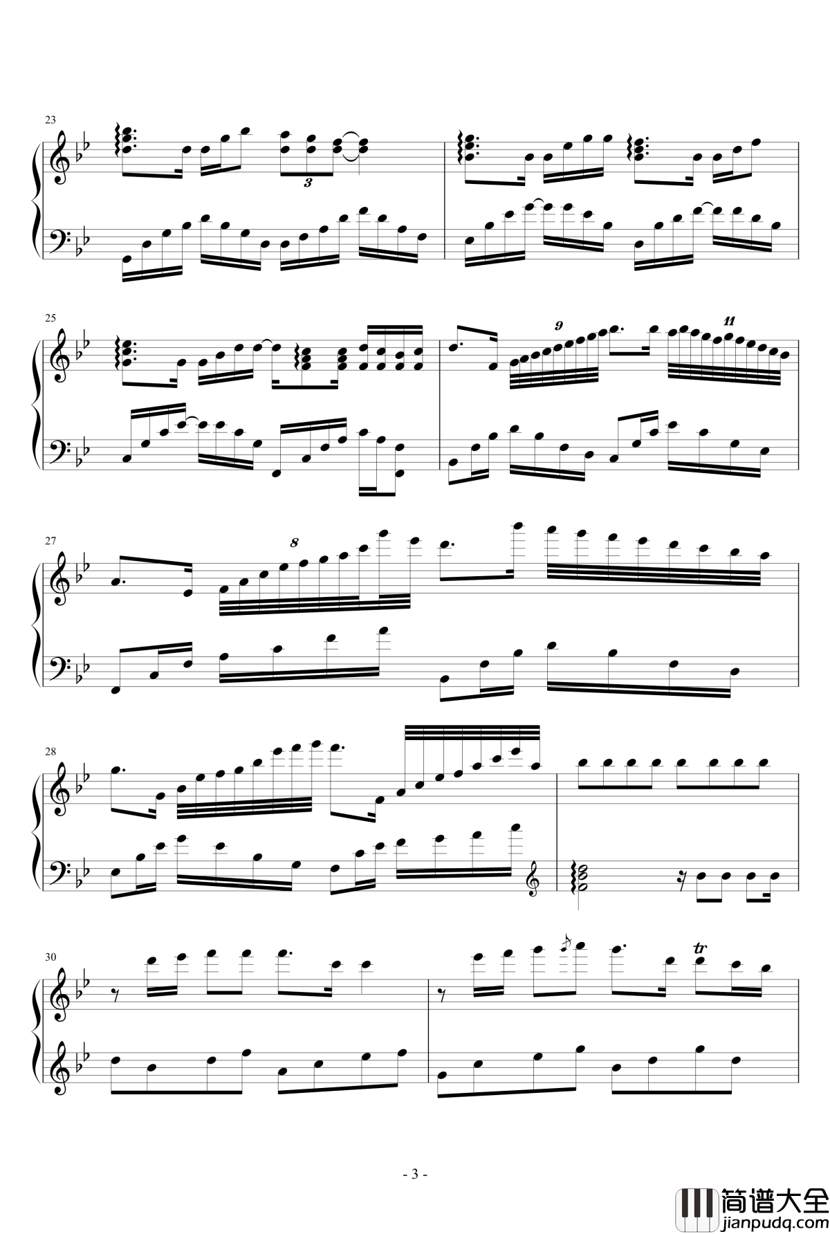 萨拉热窝的罗密欧与茱丽叶钢琴谱_郑秀文