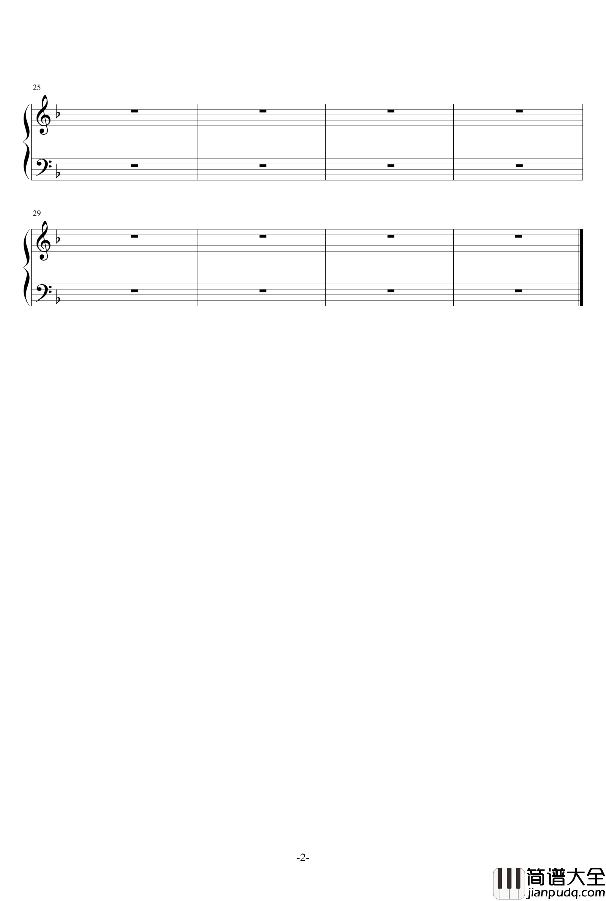 雪绒花钢琴谱_日青_世界名曲