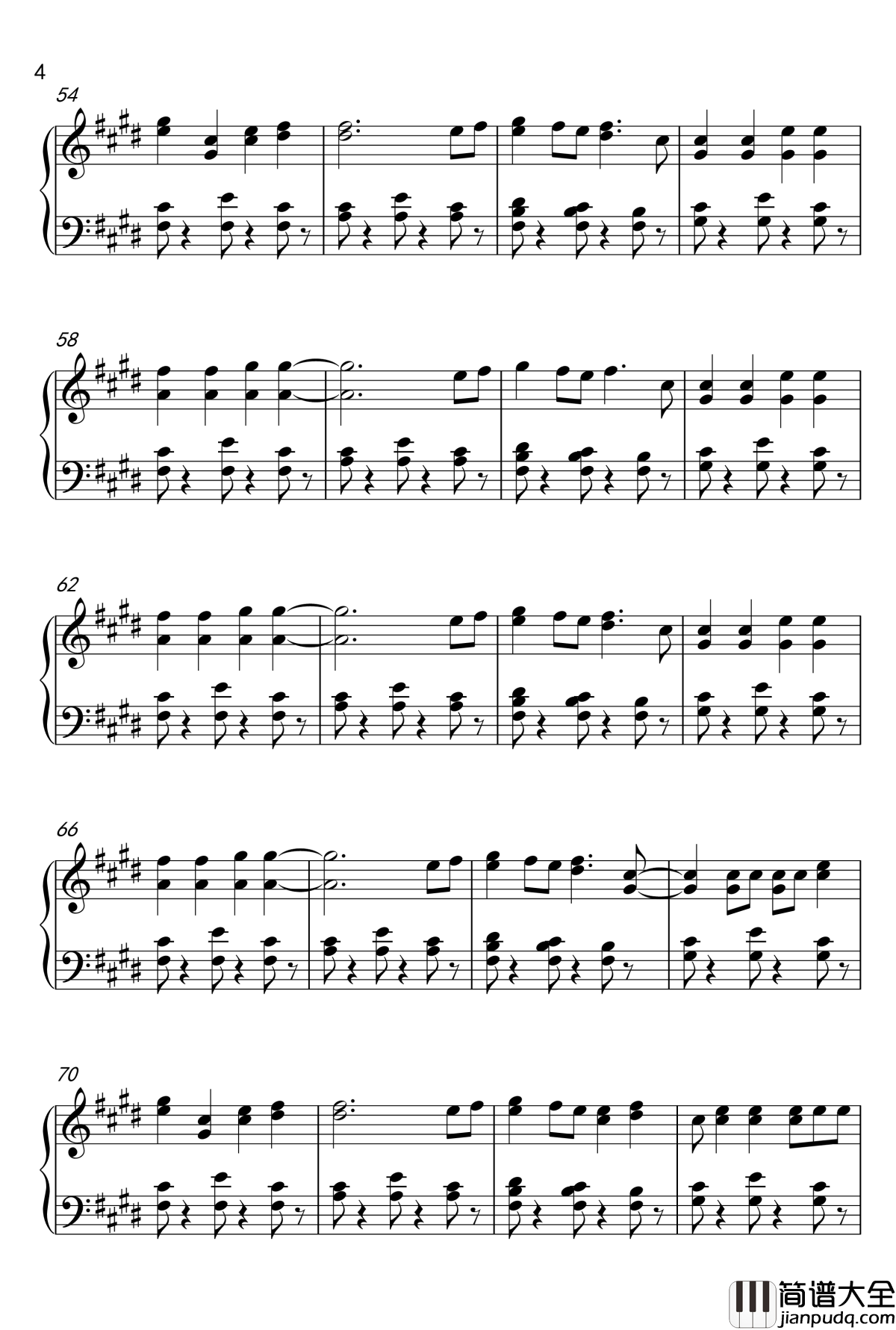 Shape_Of_You钢琴谱_艾德希兰