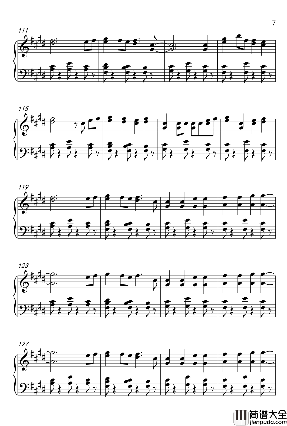 Shape_Of_You钢琴谱_艾德希兰