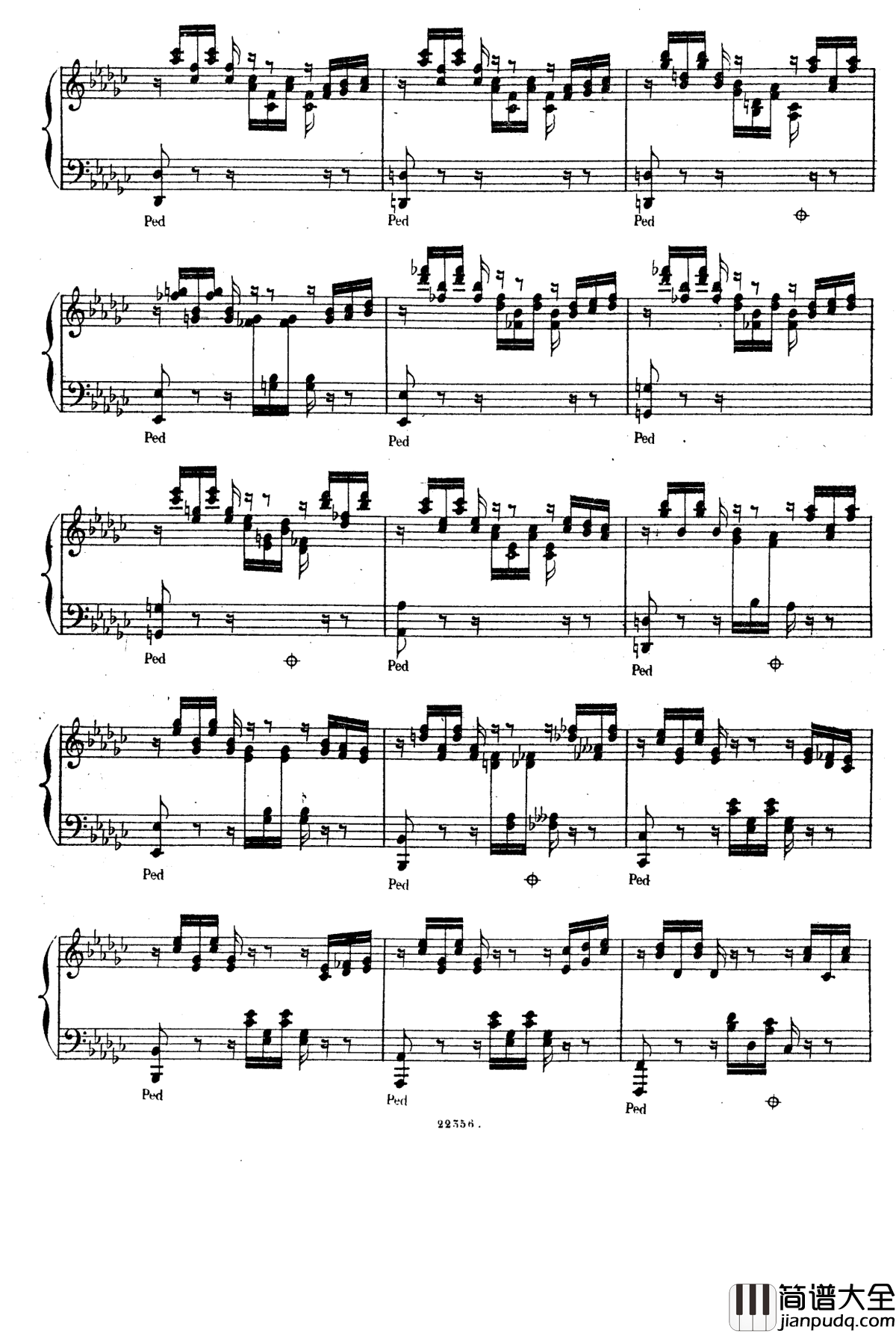 _前奏曲与赋格_Op.6钢琴谱_斯甘巴蒂