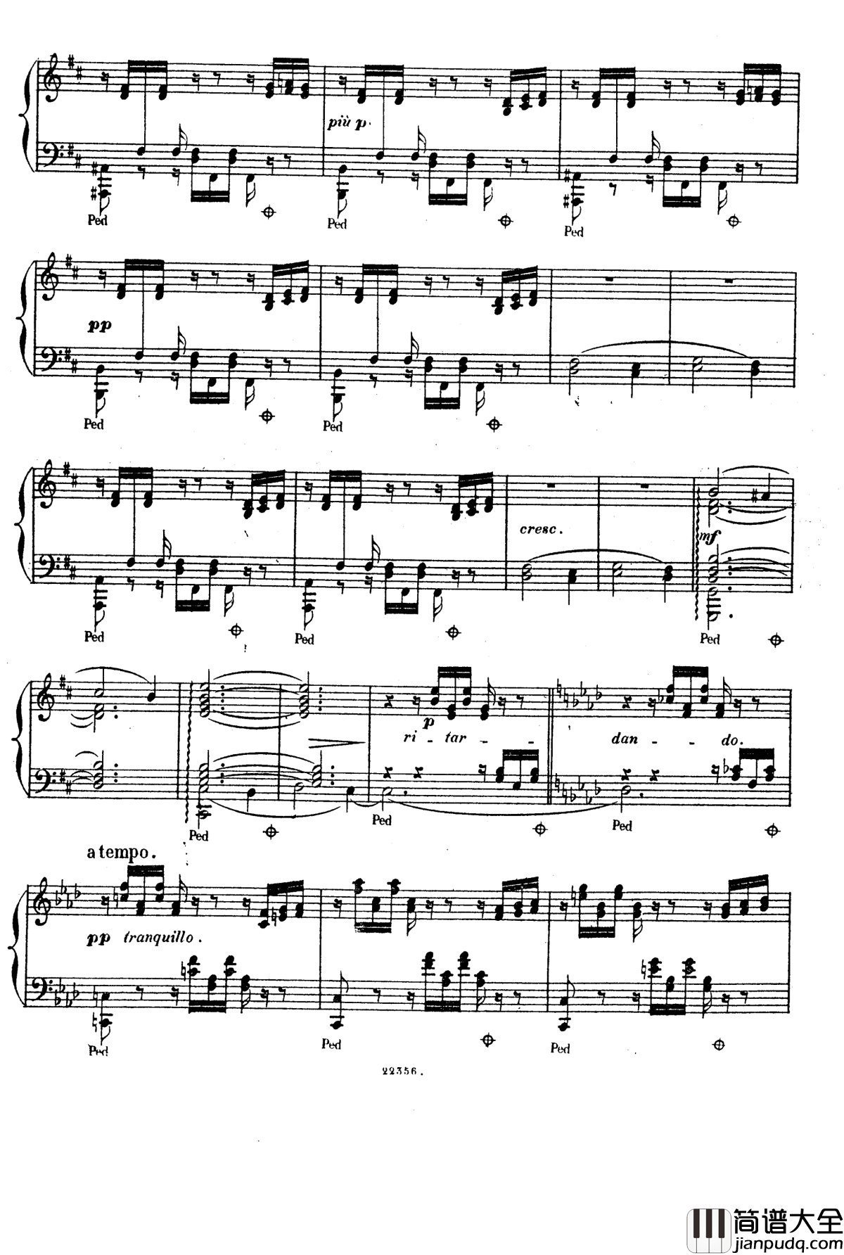 _前奏曲与赋格_Op.6钢琴谱_斯甘巴蒂