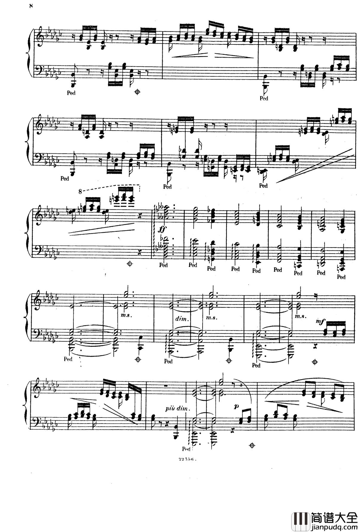 _前奏曲与赋格_Op.6钢琴谱_斯甘巴蒂