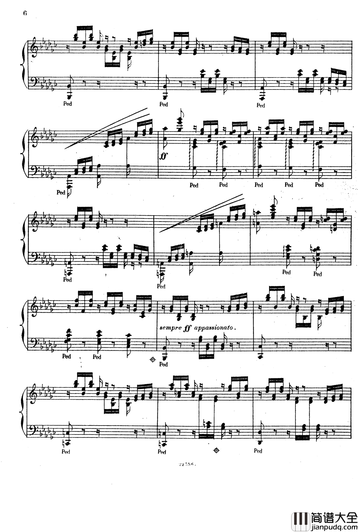 _前奏曲与赋格_Op.6钢琴谱_斯甘巴蒂