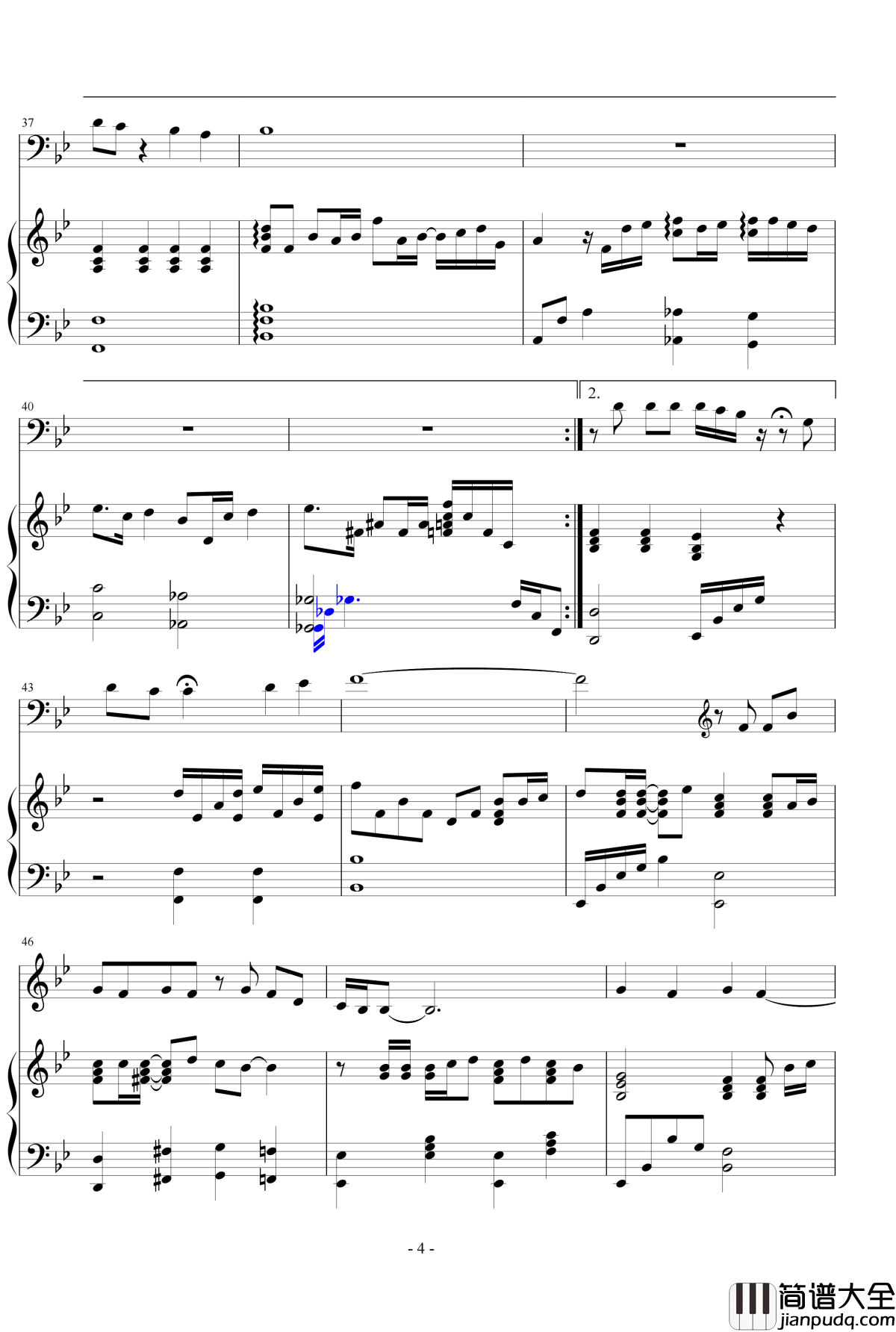 Ocean_Deep钢琴谱_林志炫