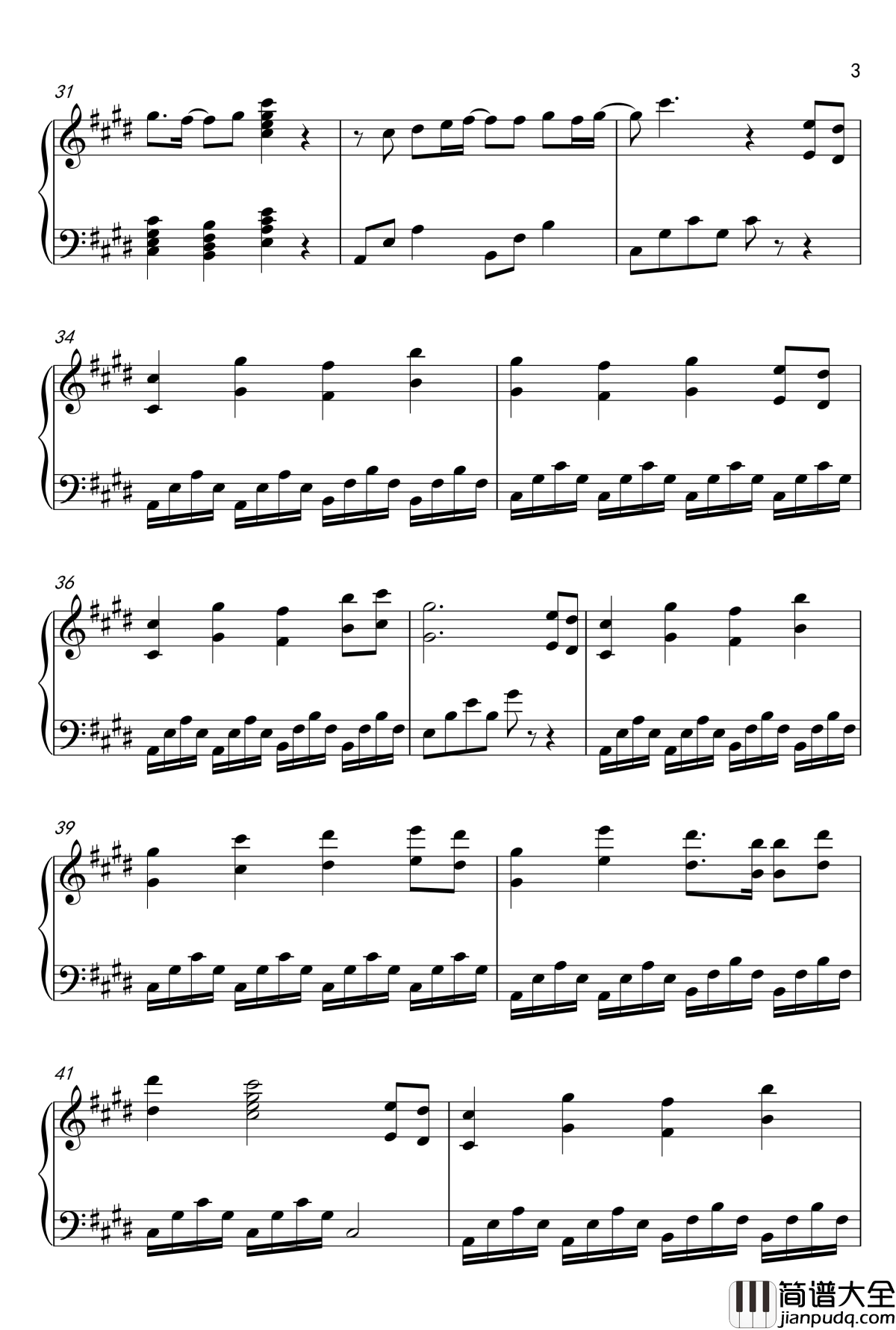 奇迹暖暖同人歌_云巅长歌钢琴谱_奇迹暖暖