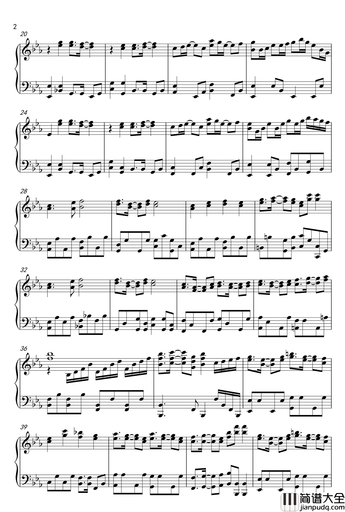 梦路Urara迷路帖钢琴谱_山田高弘