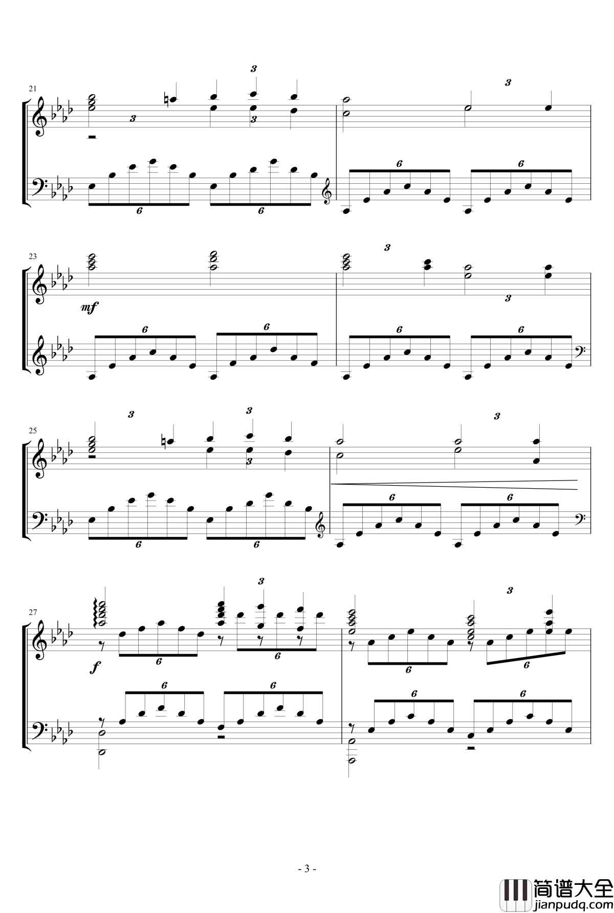 春天Urara钢琴谱_なぞなぞ