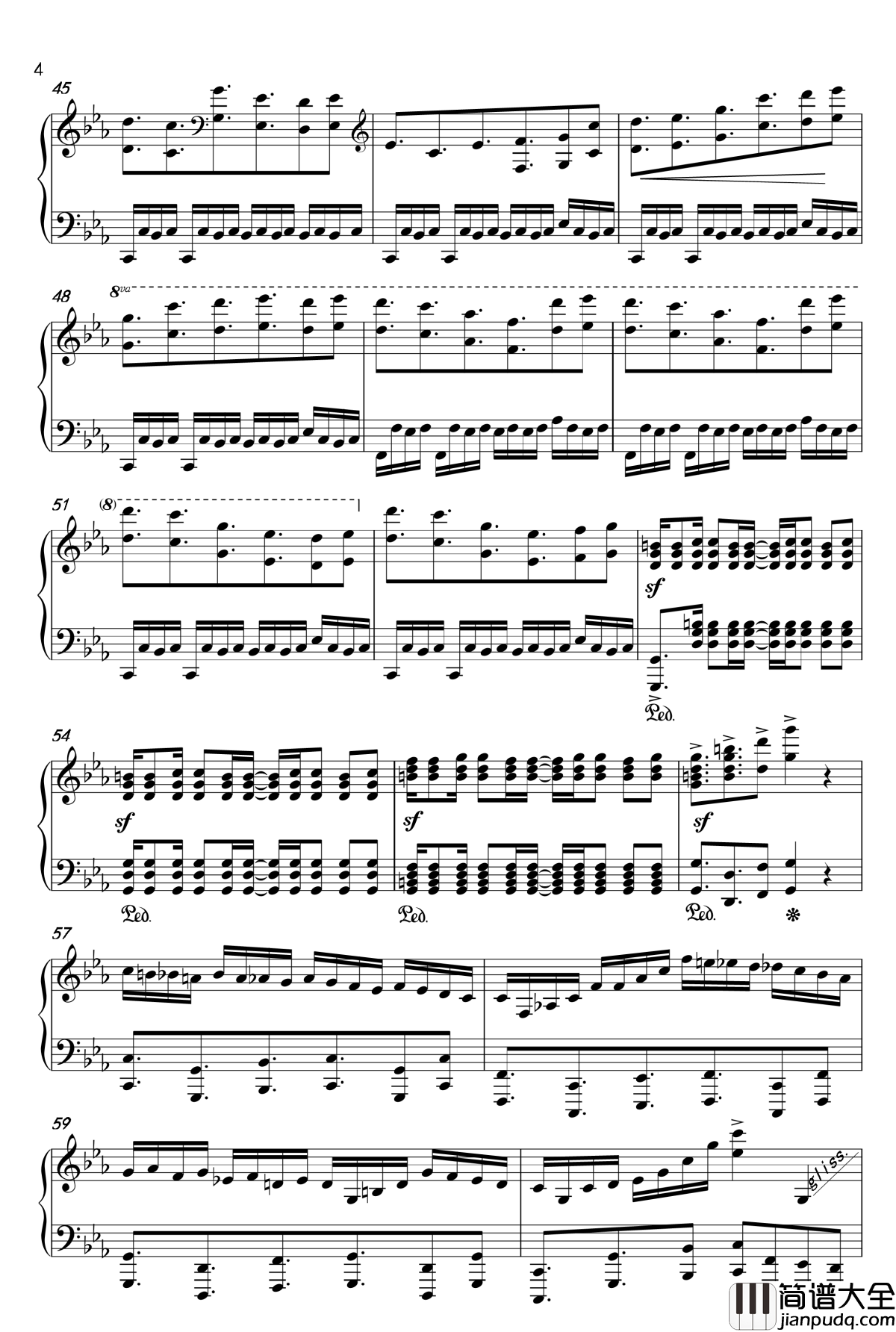 古巴_钢琴谱_最接近原版_马克西姆_Maksim·Mrvica