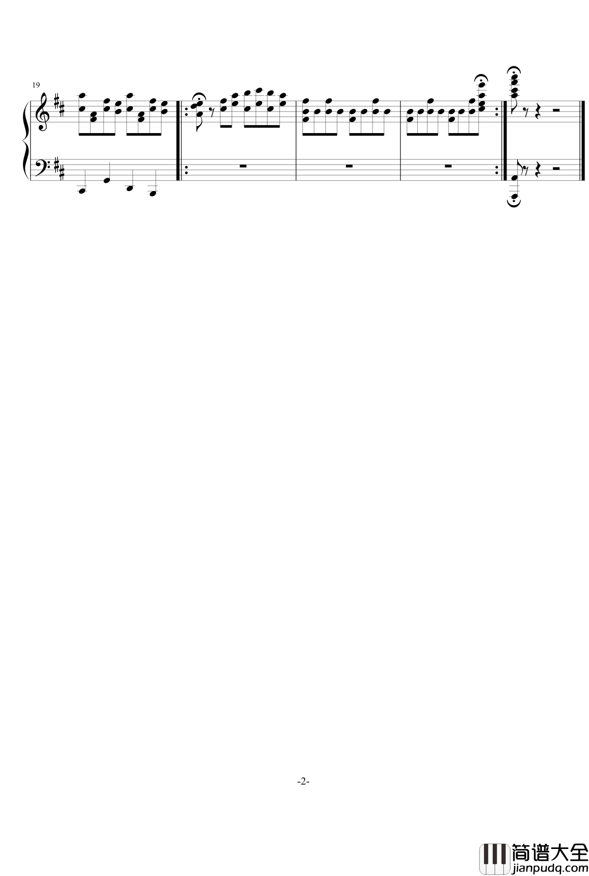 托卡塔钢琴谱_FIRSTONE