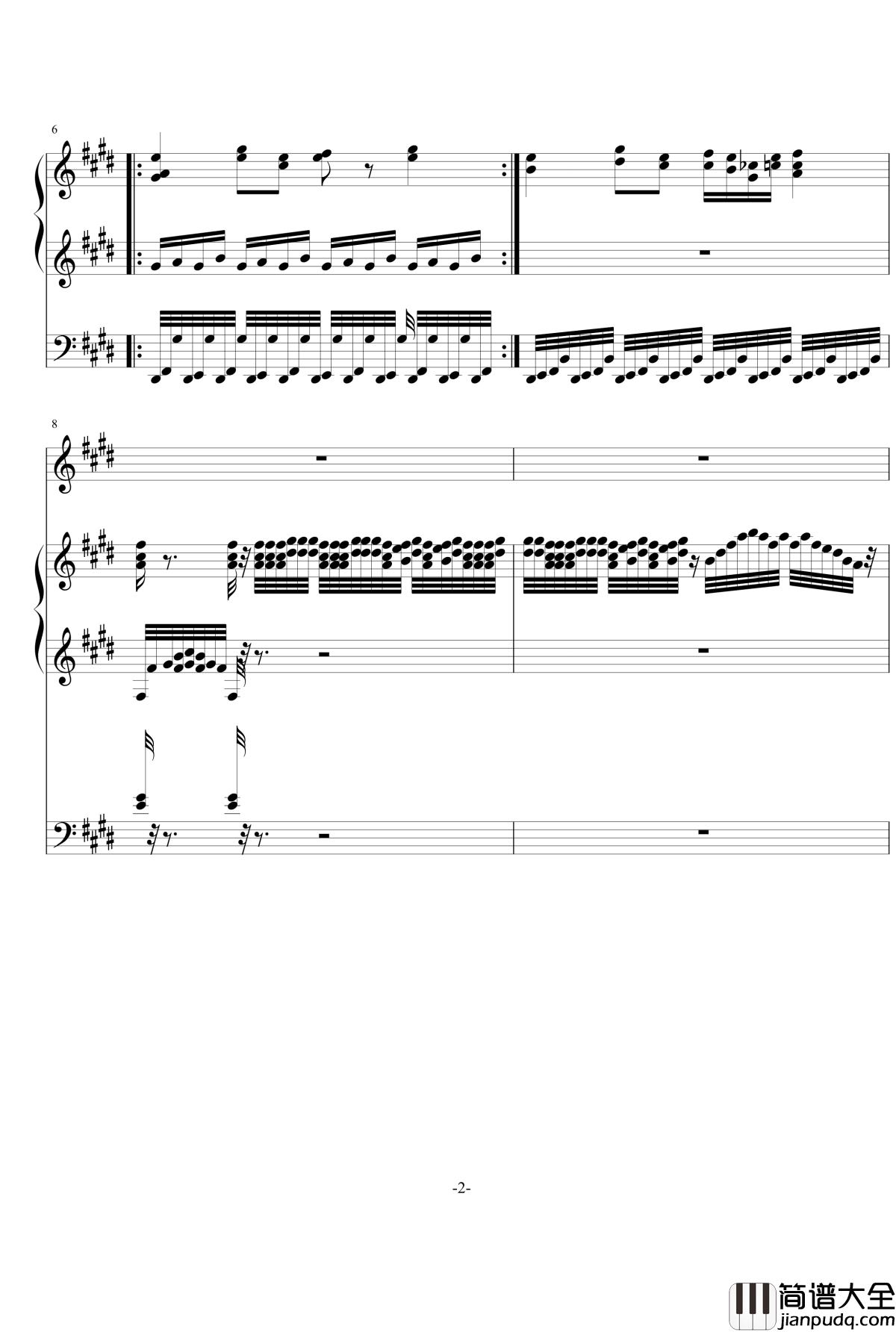 鸣钢琴谱_FIRSTONE