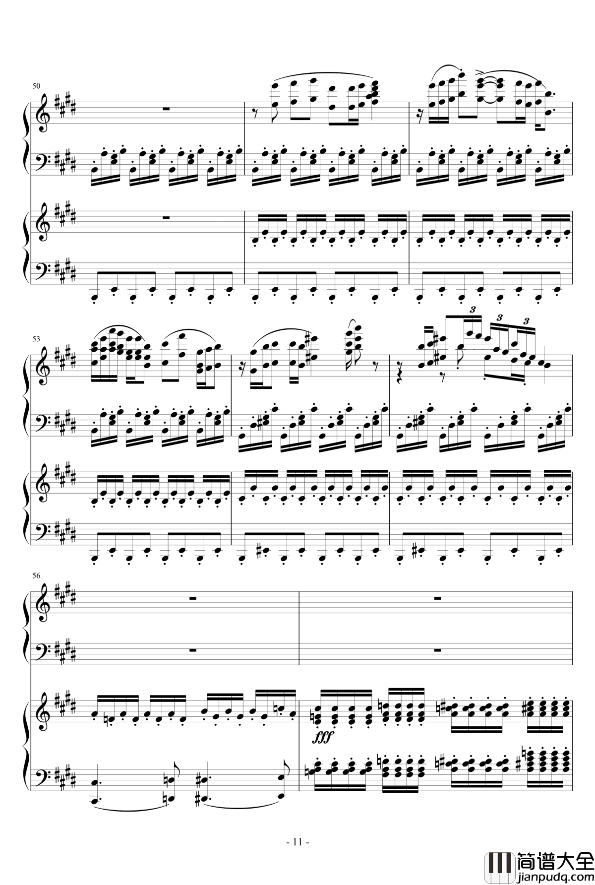 小温狂想曲2.9钢琴谱_完整版_一个球