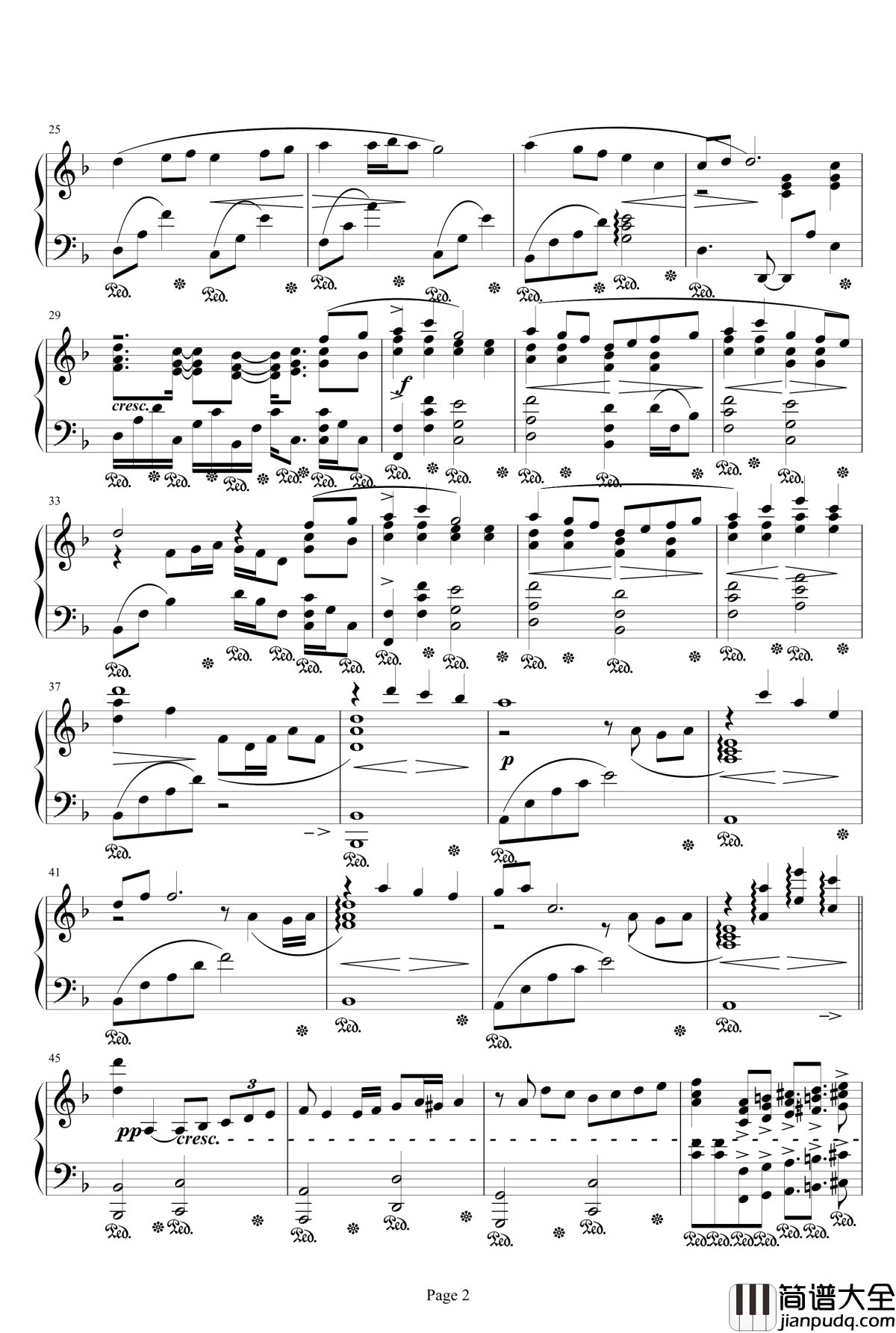 素敵だね钢琴谱_最终幻想