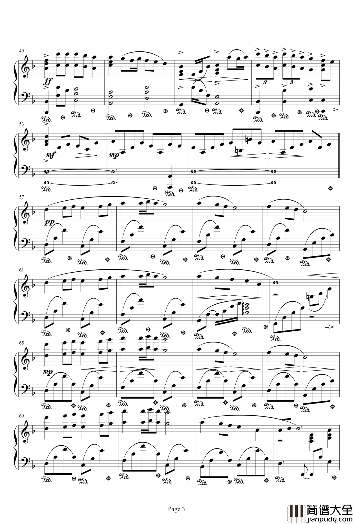 素敵だね钢琴谱_最终幻想