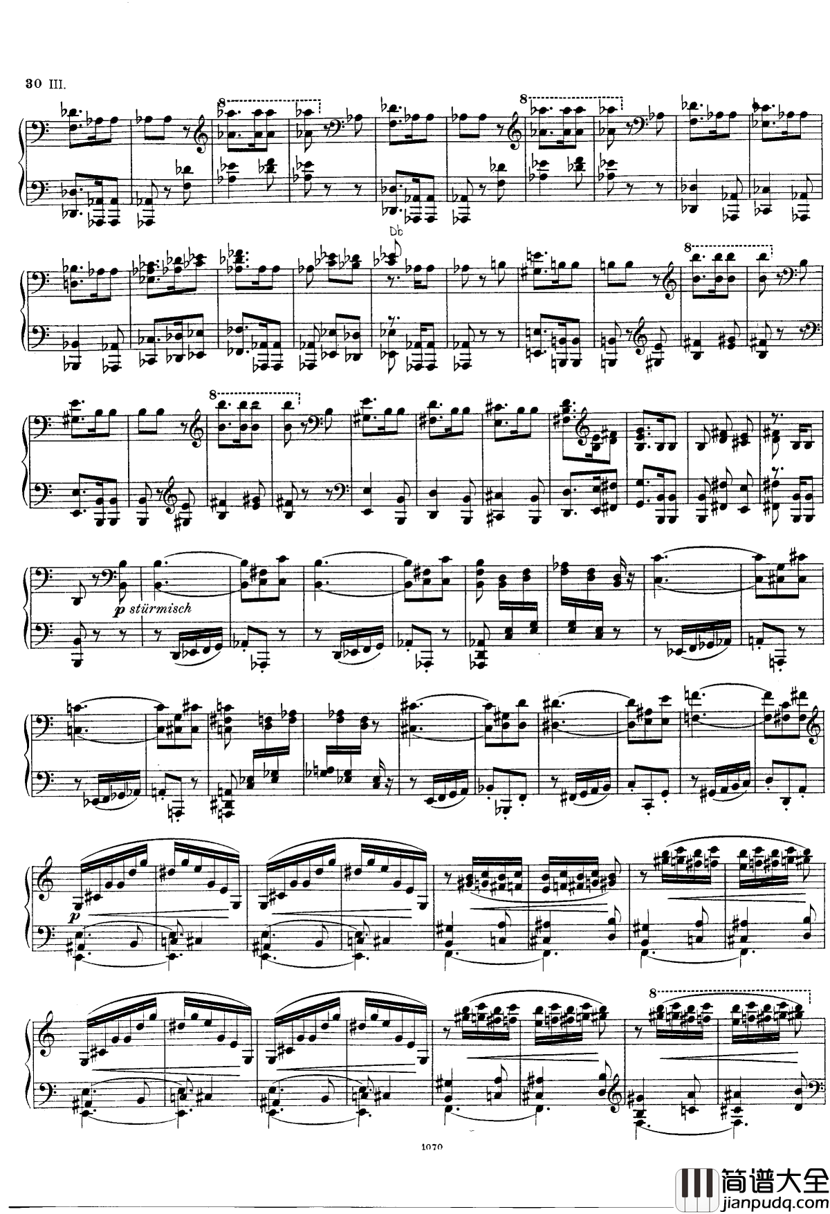 幽灵船Op.1钢琴谱_陶西格