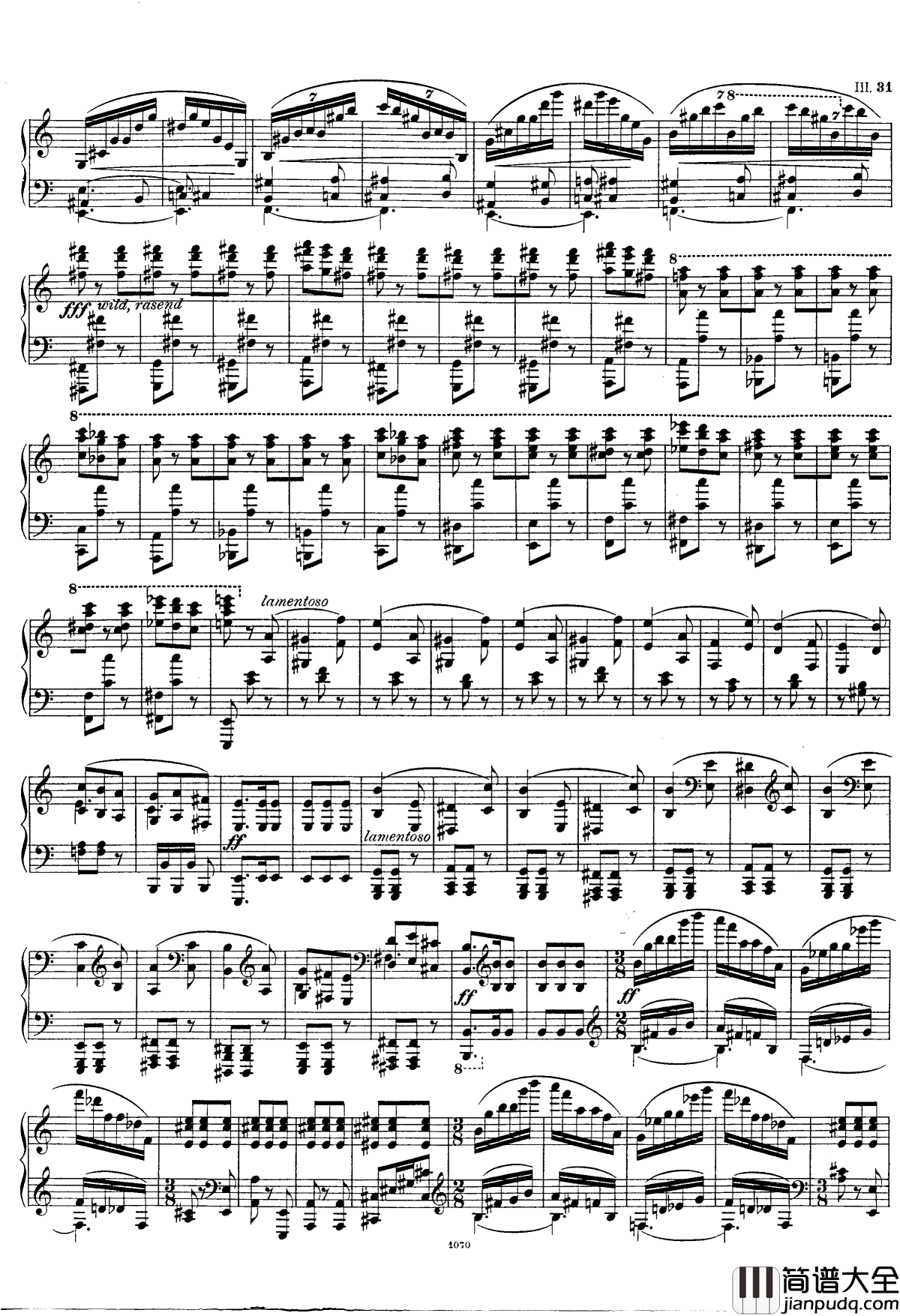 幽灵船Op.1钢琴谱_陶西格