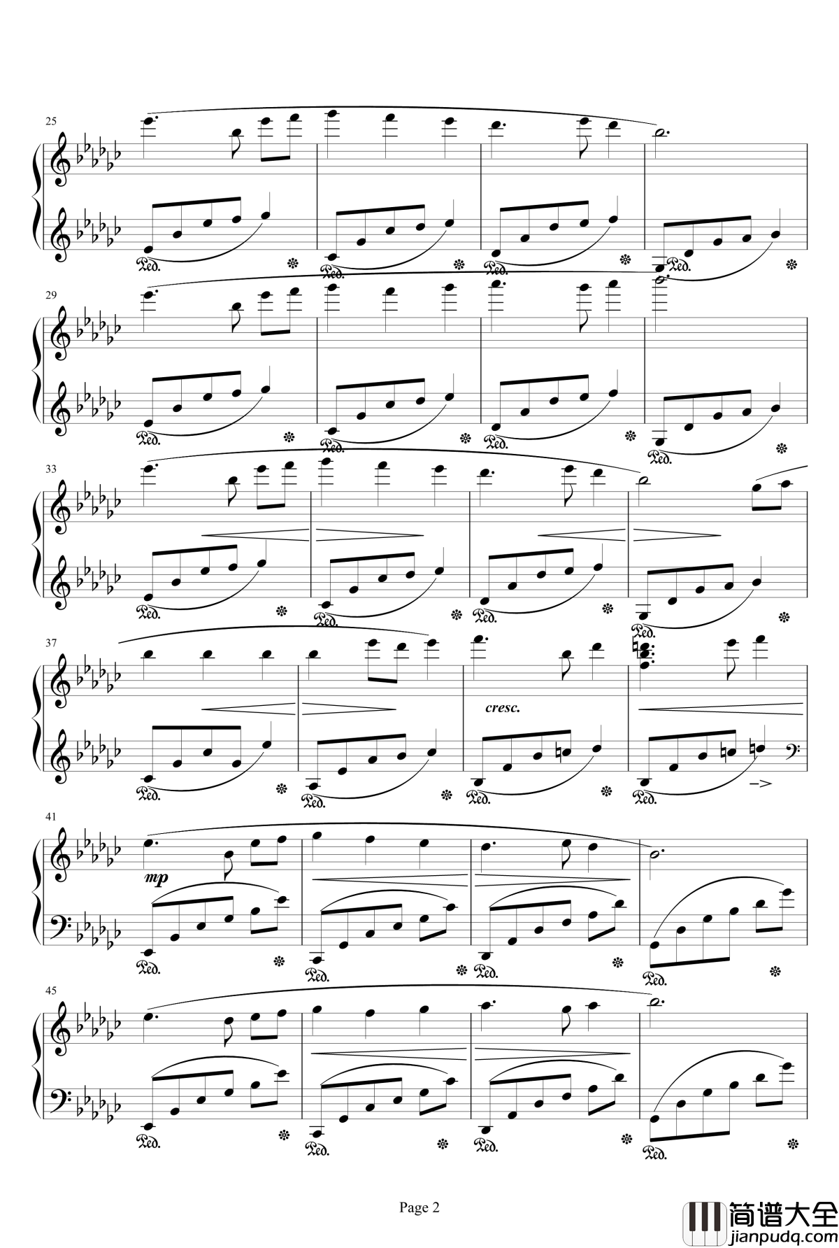 Ending_Theme钢琴谱_Final_Fantasy_X_最终幻想