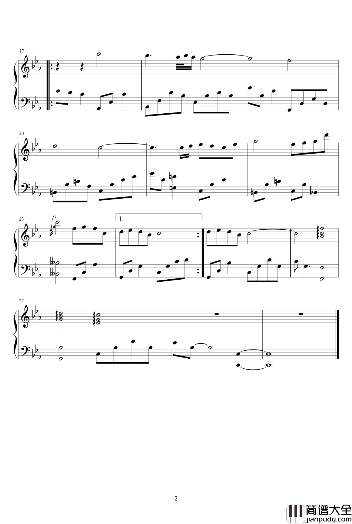 静夜随写钢琴谱_scgdzstax