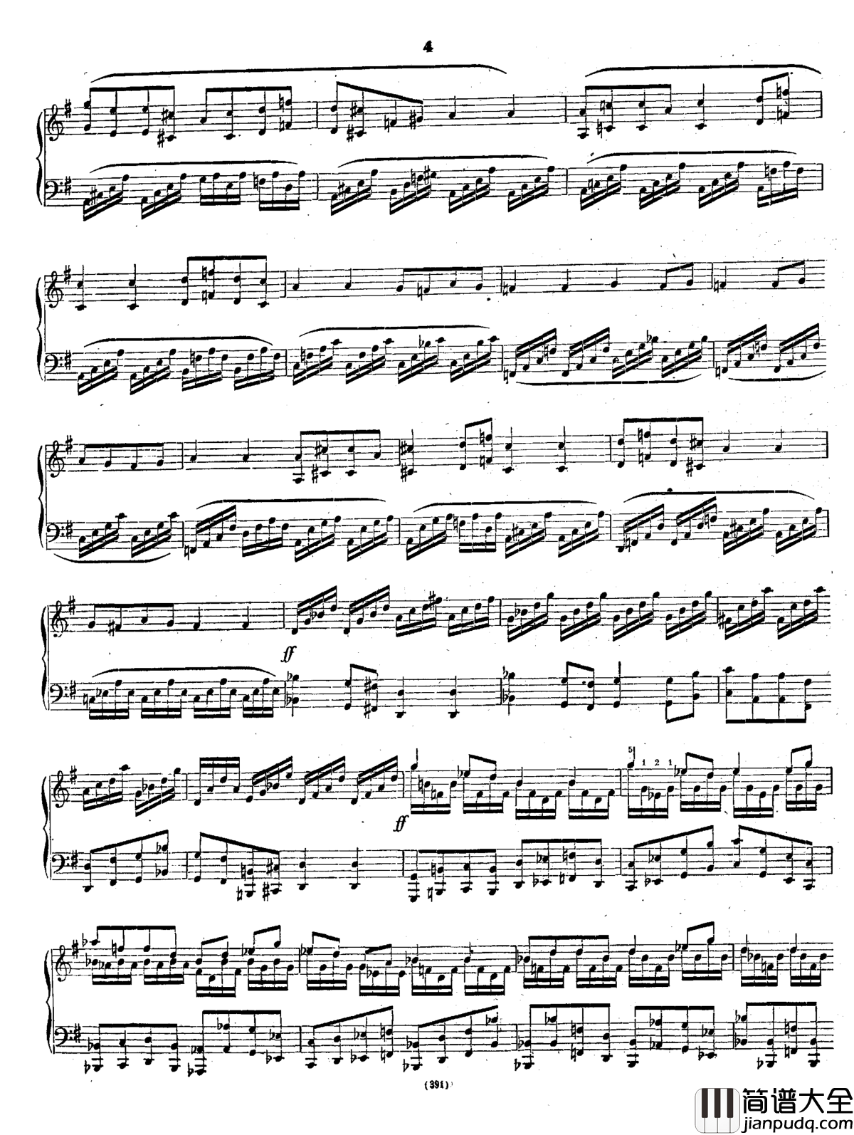 图兰朵Op.37_钢琴谱_序曲_韦伯