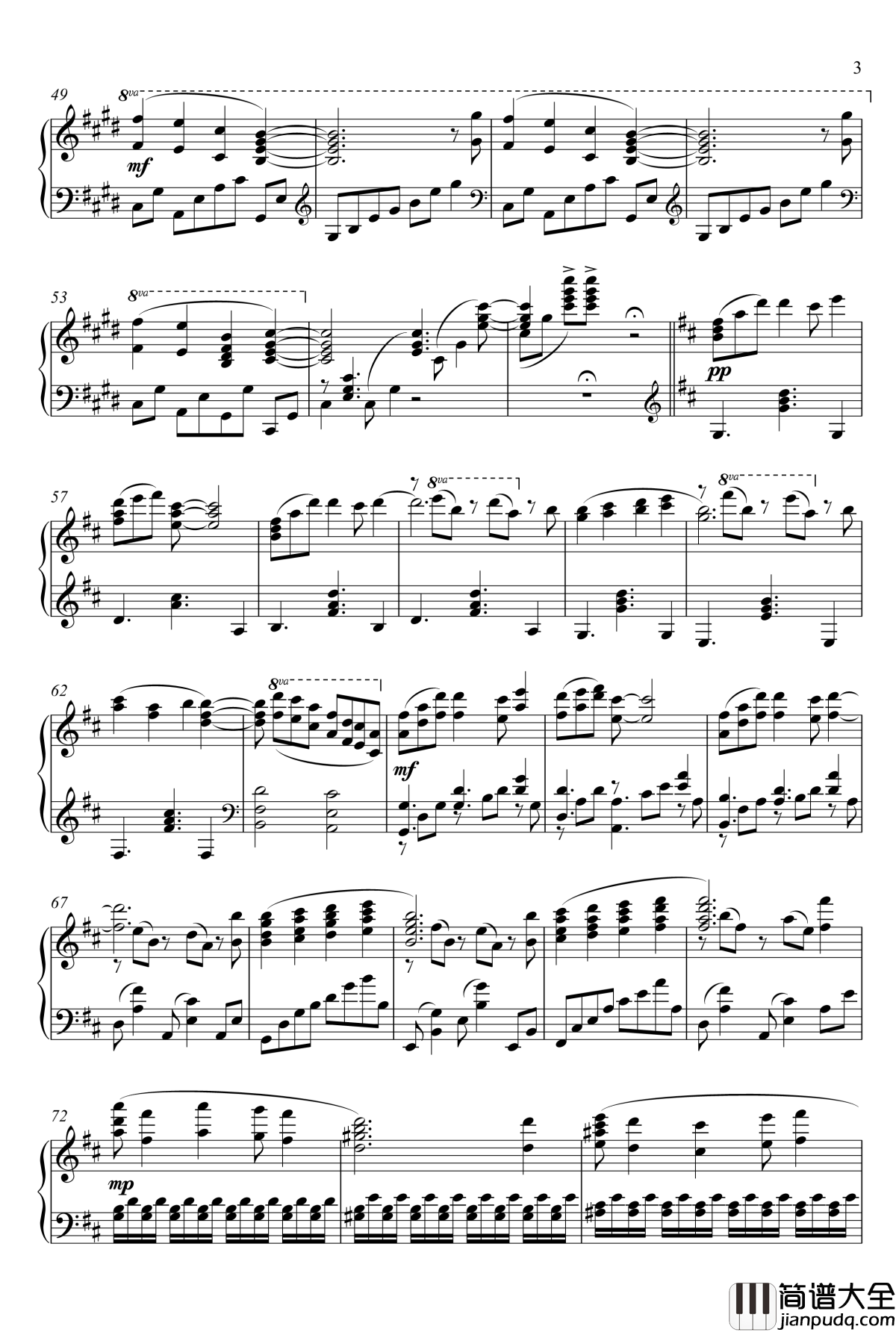 My_Soul__Your_Beats钢琴谱_番の宝物_Animenz