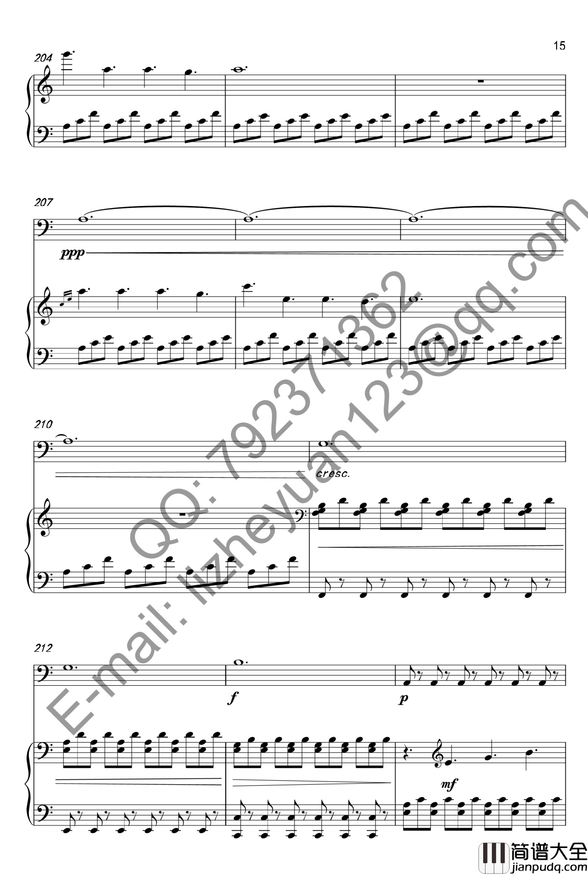 唐顿庄园主题曲钢琴谱_钢琴+大提琴_唐顿庄园