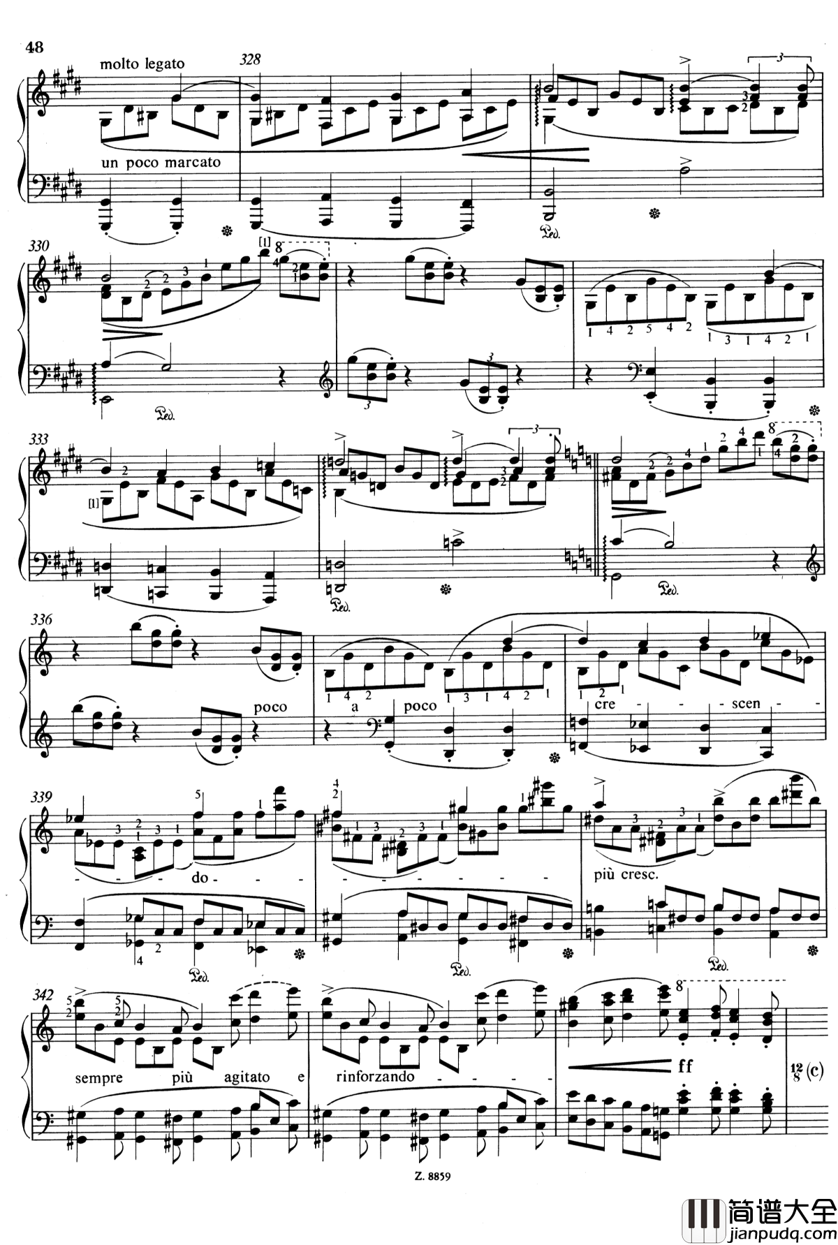 耶稣基督_S.3_选段_牧歌进行曲钢琴谱_李斯特