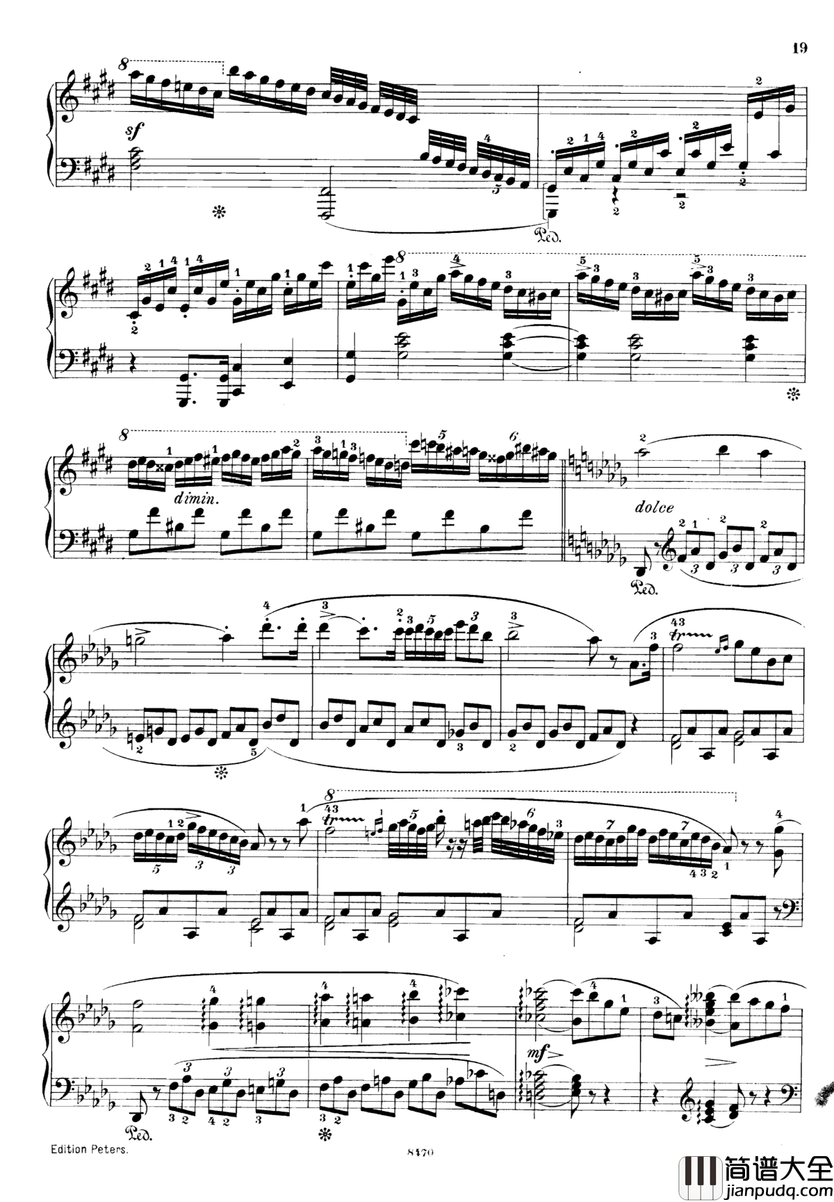 升c小调第三钢琴协奏曲Op.55钢琴谱_克里斯蒂安_里斯