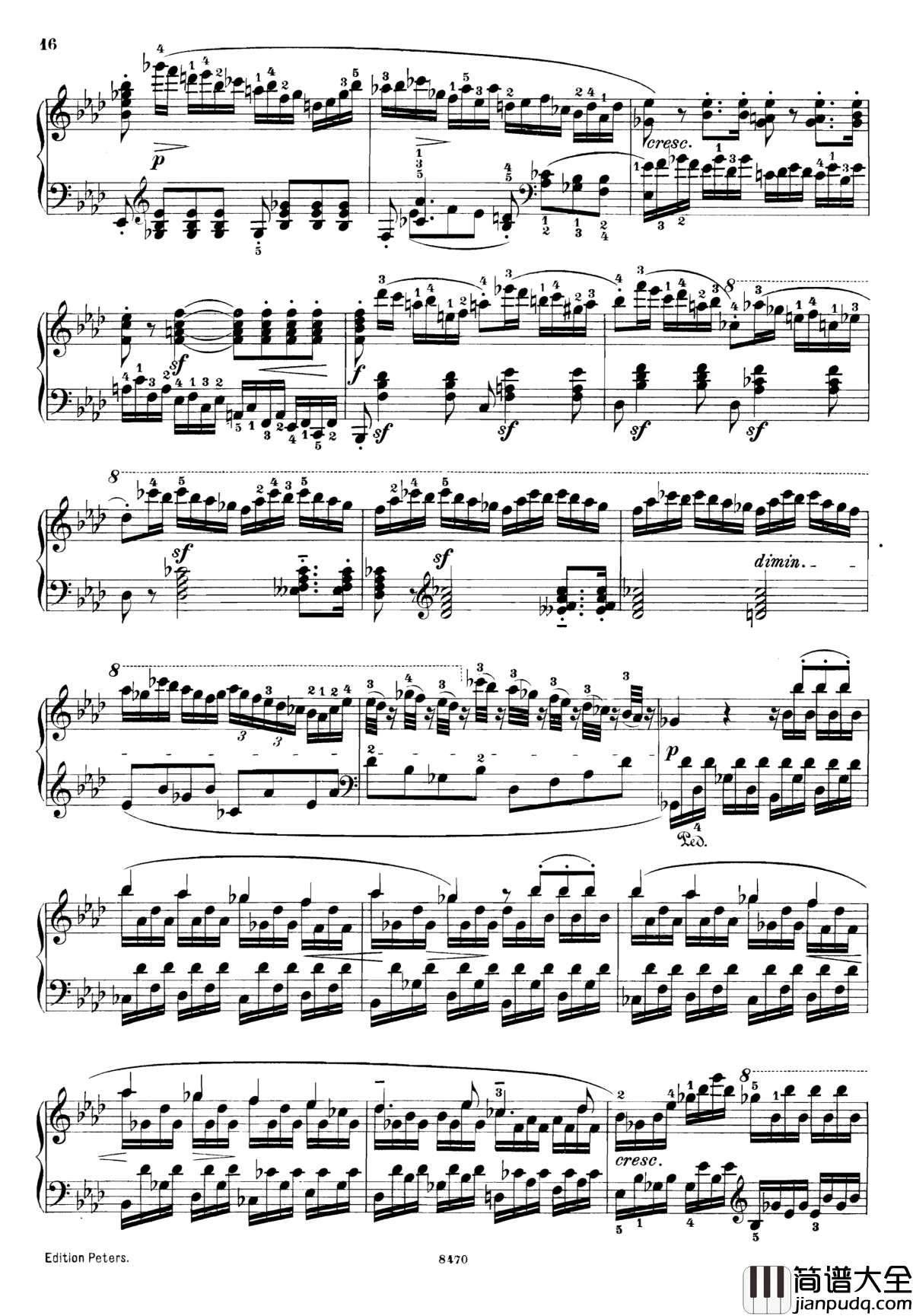 升c小调第三钢琴协奏曲Op.55钢琴谱_克里斯蒂安_里斯