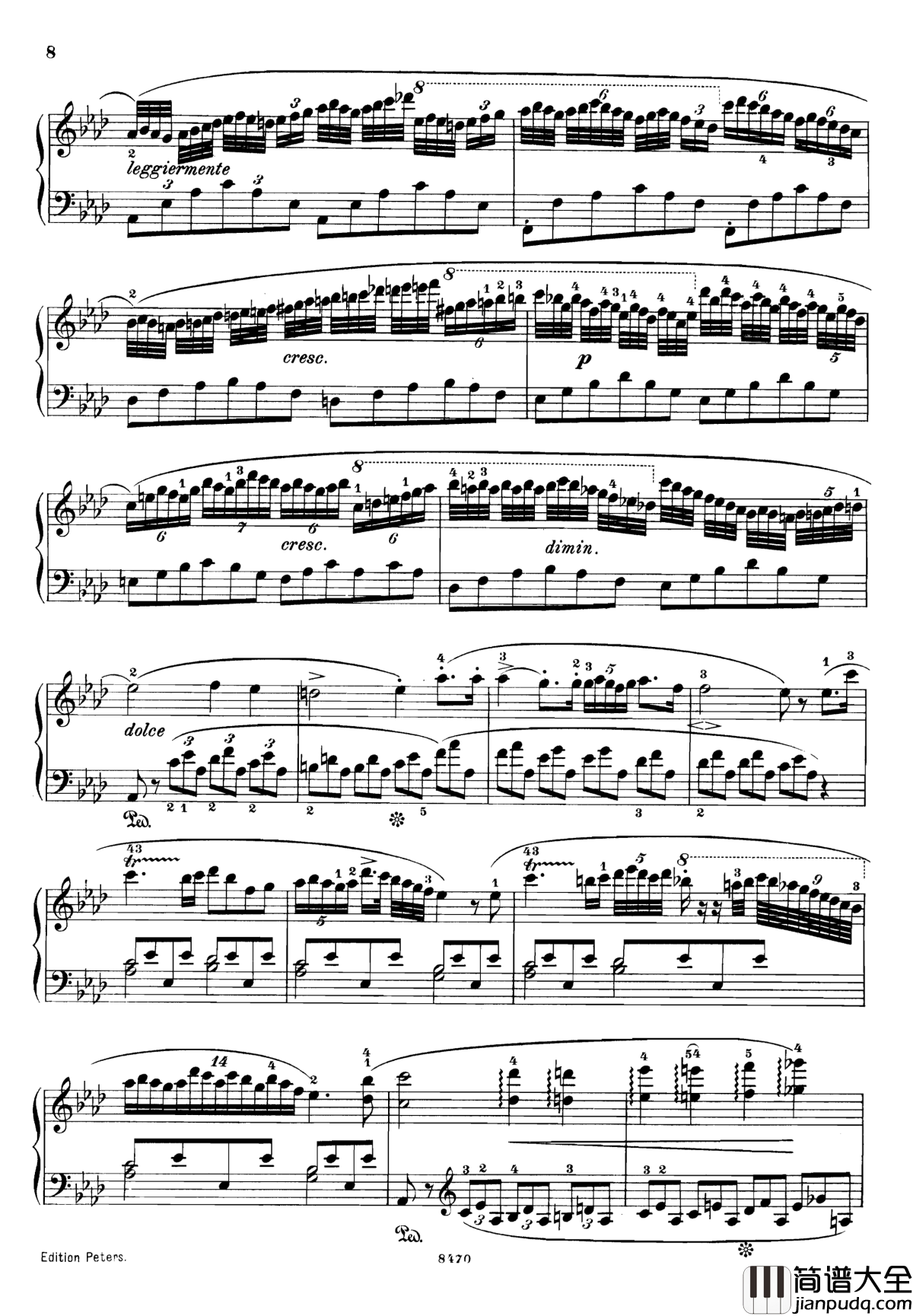 升c小调第三钢琴协奏曲Op.55钢琴谱_克里斯蒂安_里斯