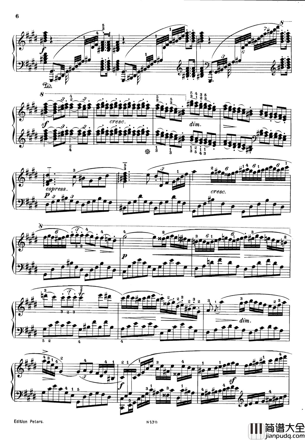 升c小调第三钢琴协奏曲Op.55钢琴谱_克里斯蒂安_里斯