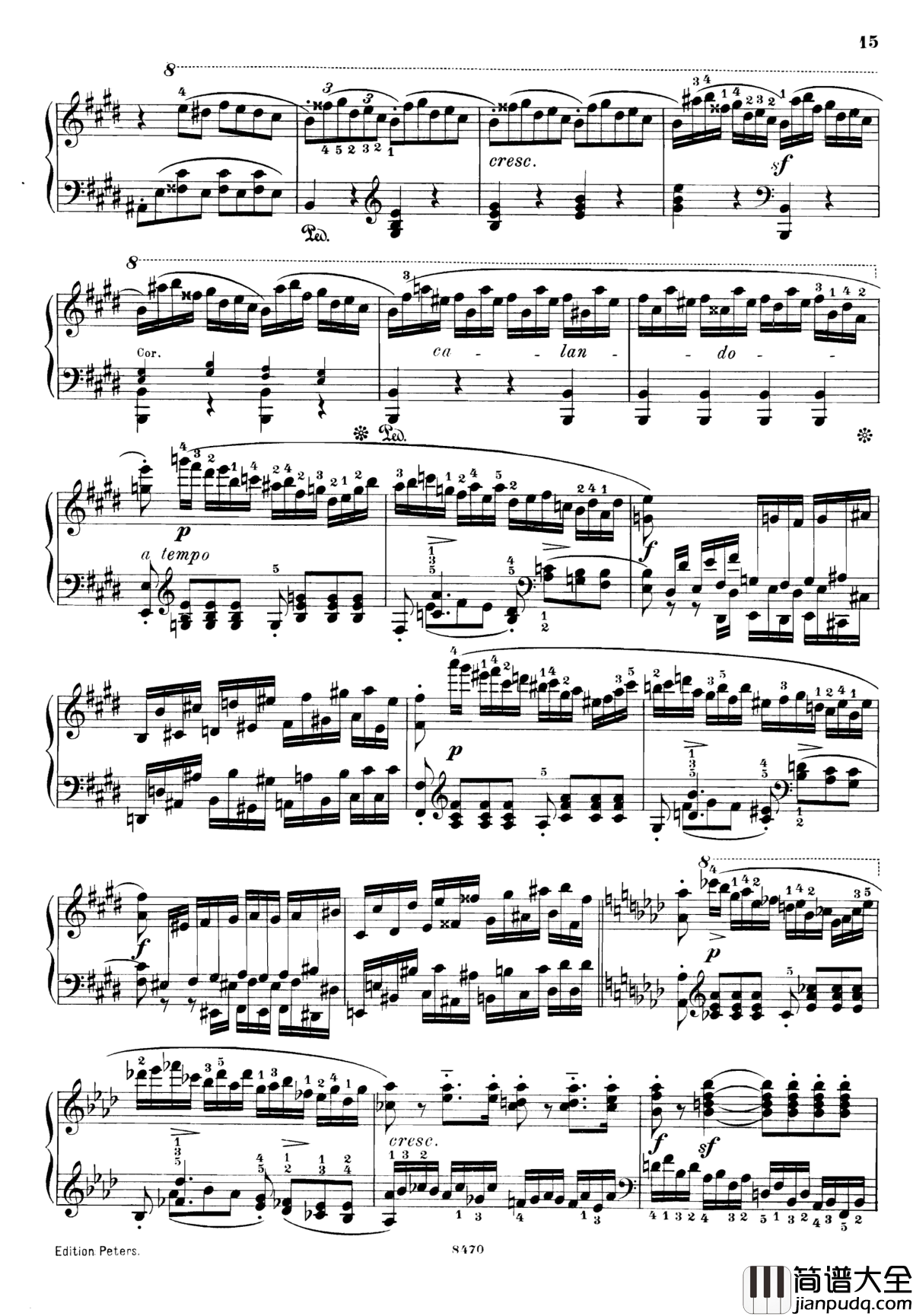 升c小调第三钢琴协奏曲Op.55钢琴谱_克里斯蒂安_里斯