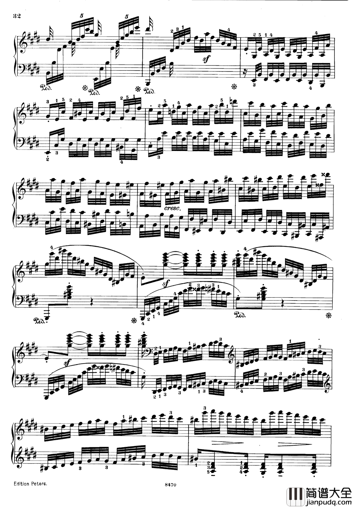 升c小调第三钢琴协奏曲Op.55钢琴谱_克里斯蒂安_里斯