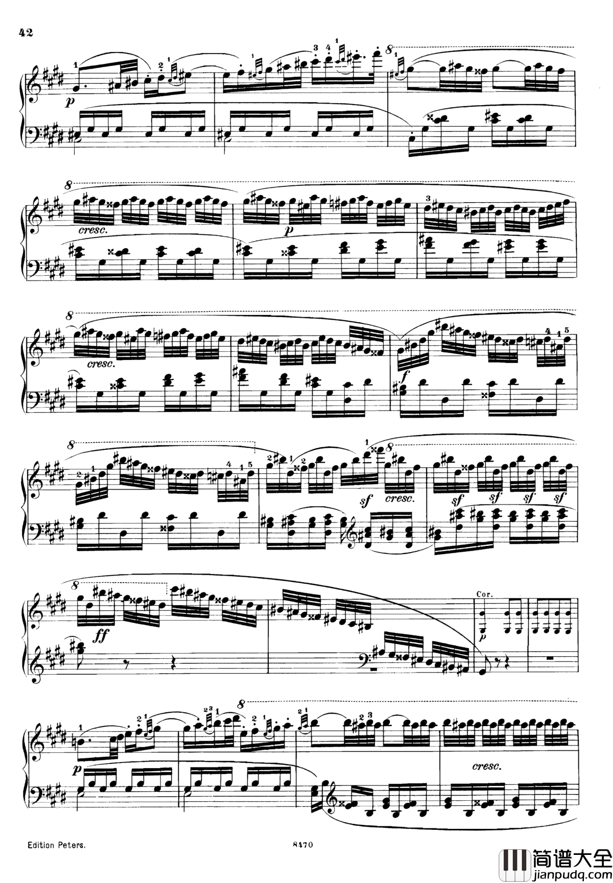 升c小调第三钢琴协奏曲Op.55钢琴谱_克里斯蒂安_里斯