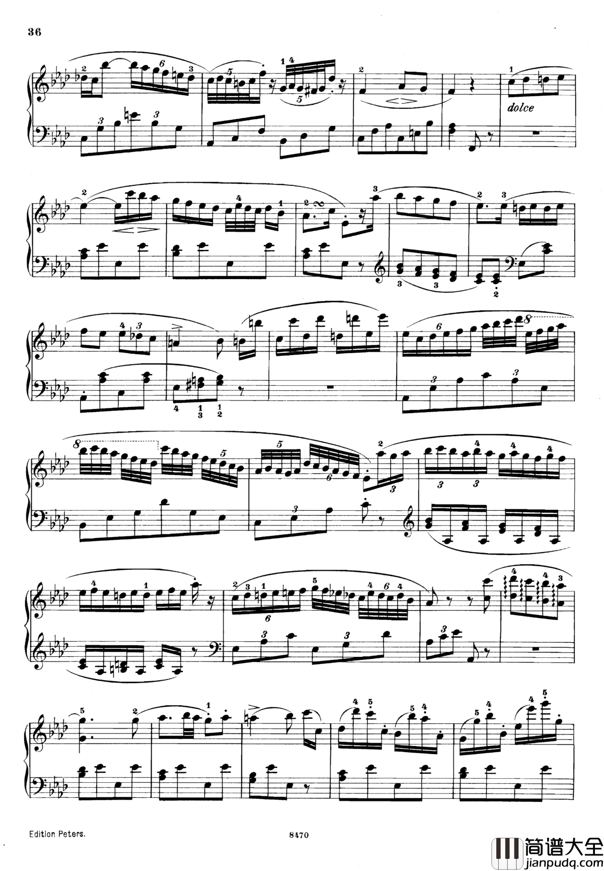 升c小调第三钢琴协奏曲Op.55钢琴谱_克里斯蒂安_里斯