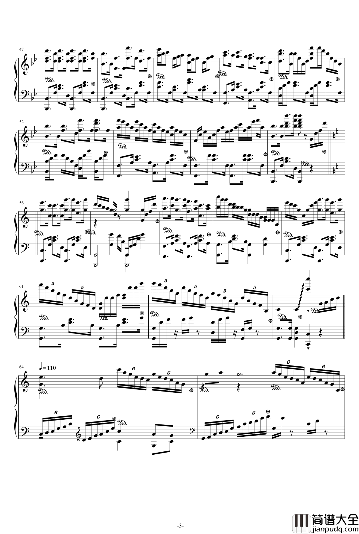 广播体操幻想曲钢琴谱_红木鸡