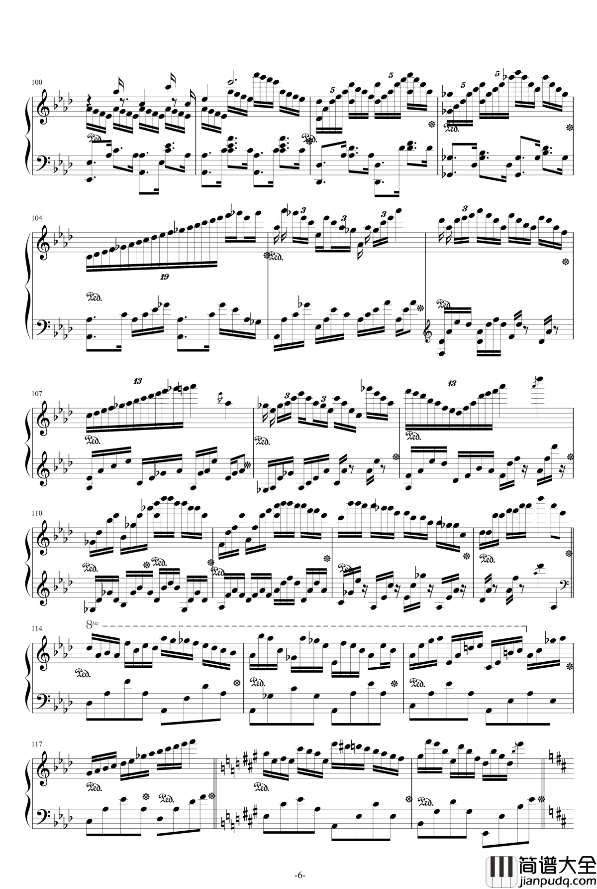 广播体操幻想曲钢琴谱_红木鸡