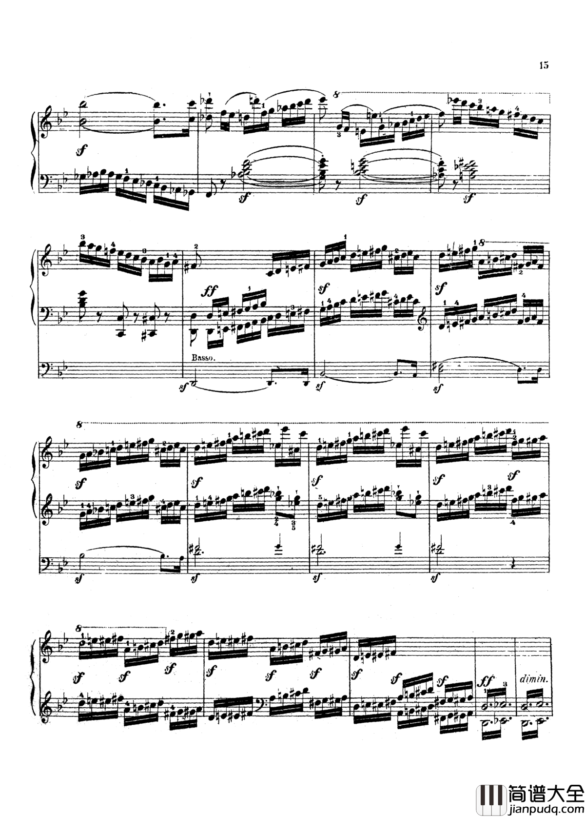 g小调第三钢琴协奏曲Op.58钢琴谱_莫谢莱斯