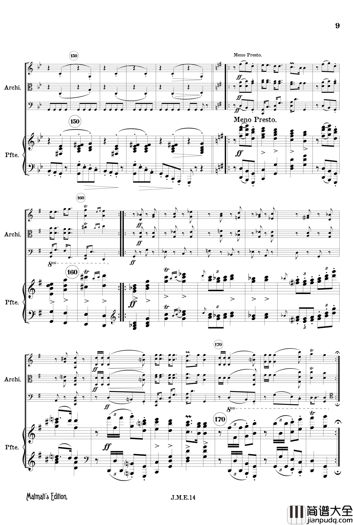 g小调第一钢琴四重奏_Op.25__第四乐章_吉普赛回旋曲钢琴谱_勃拉姆斯