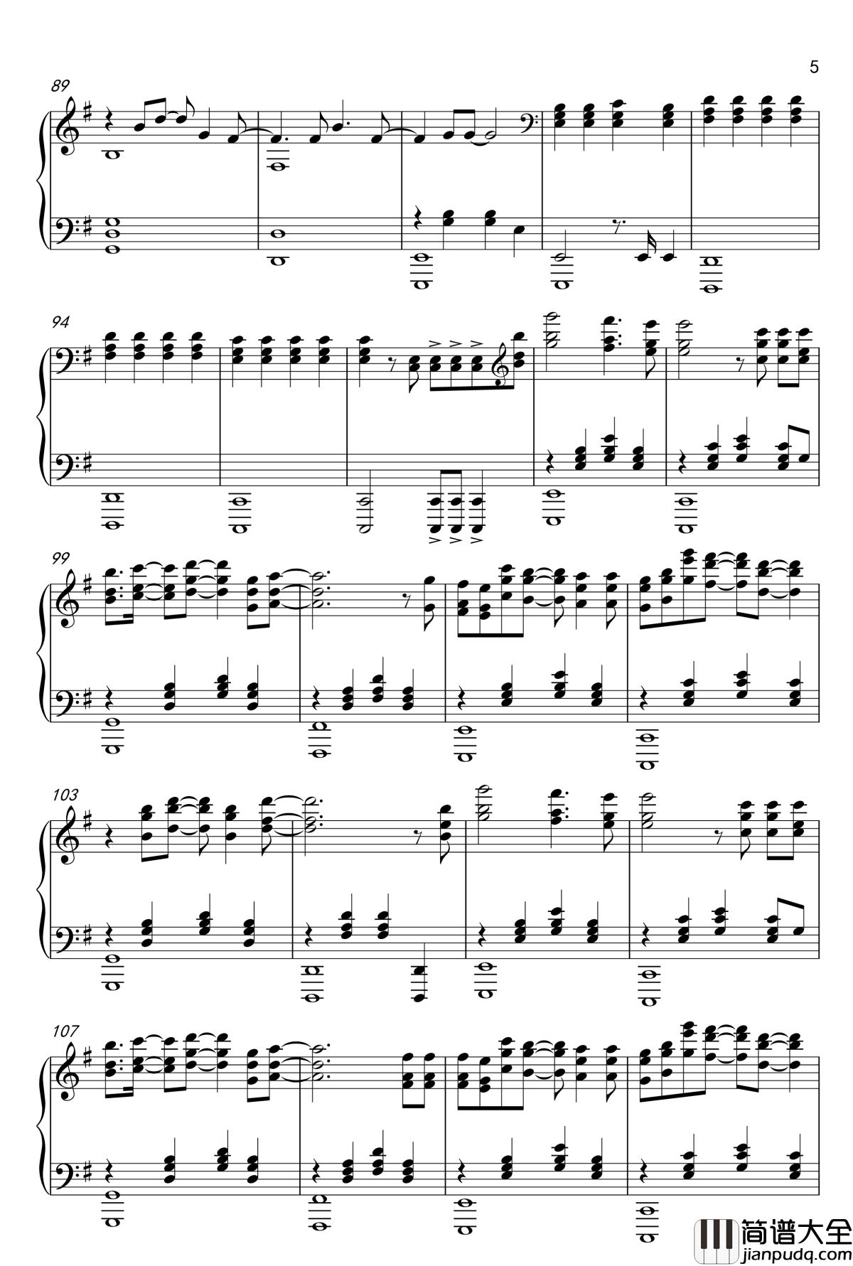 高尚钢琴谱_薛之谦