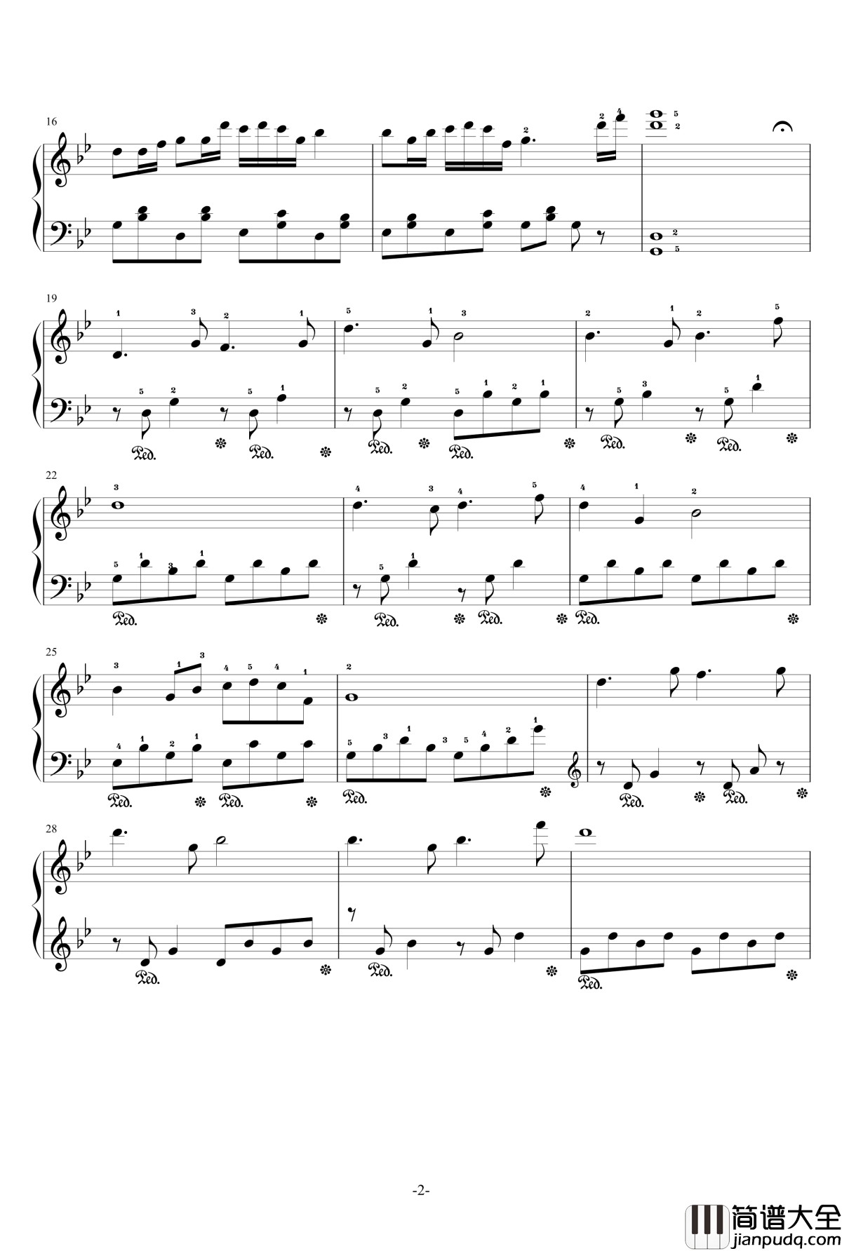 侗族多耶舞钢琴谱_戴尚辉