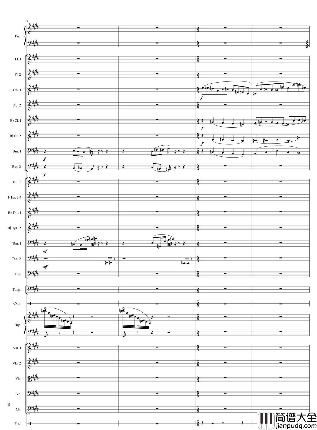 小温狂想曲2.13钢琴谱_一个球